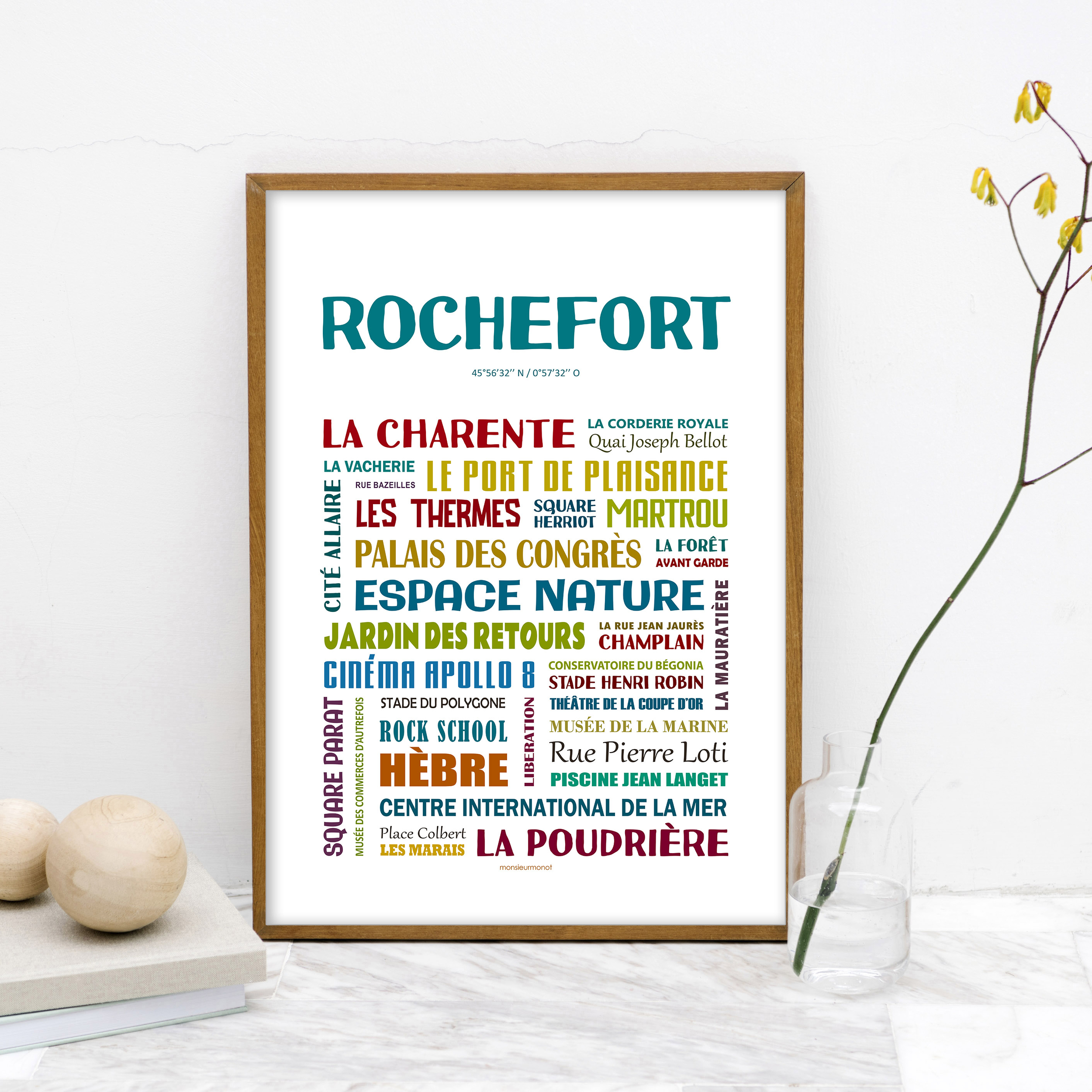 Affiche Rochefort quartiers