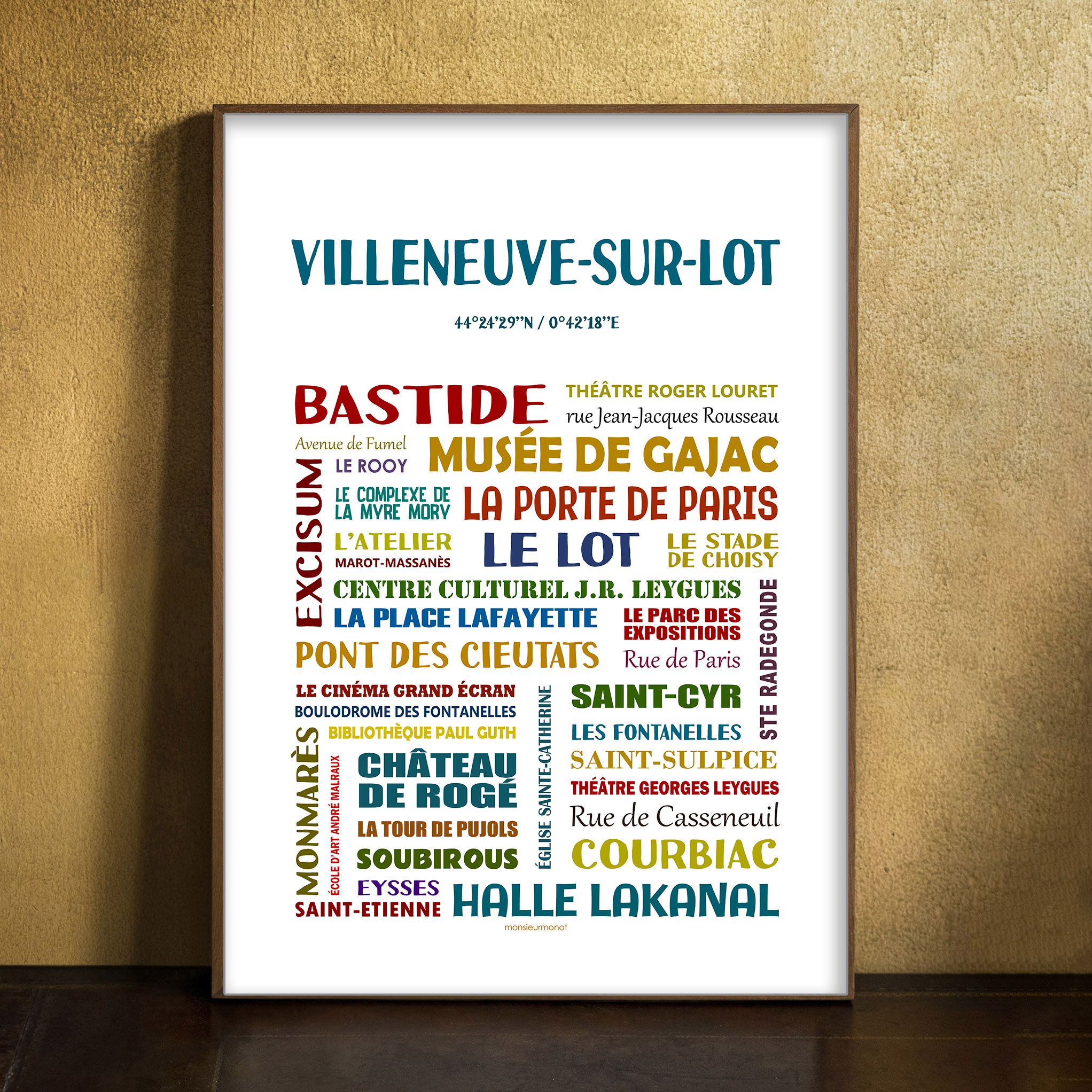 affiche de Villeneuve sur lot