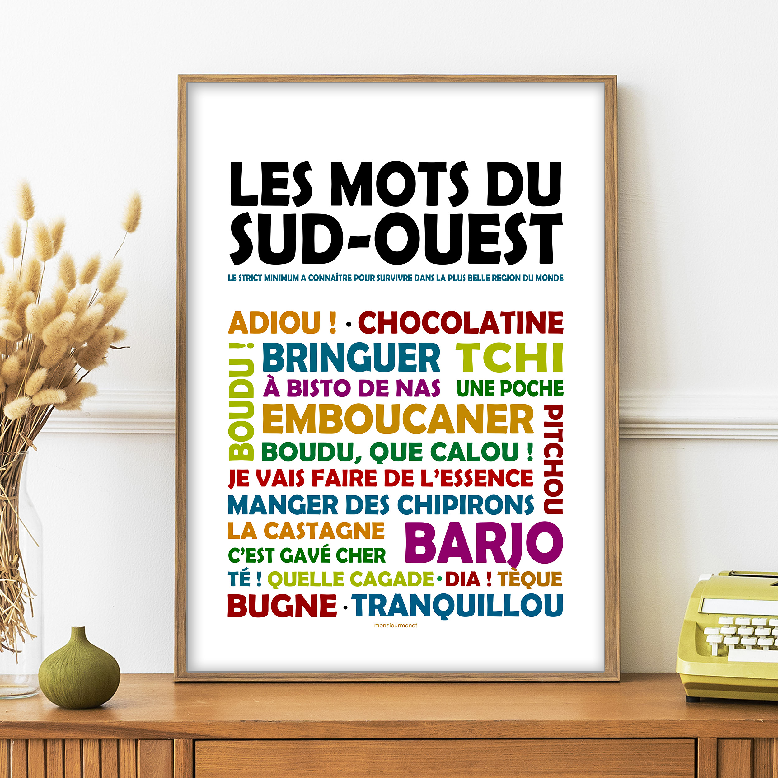 affiche Les Mots du Sud Ouest NEW