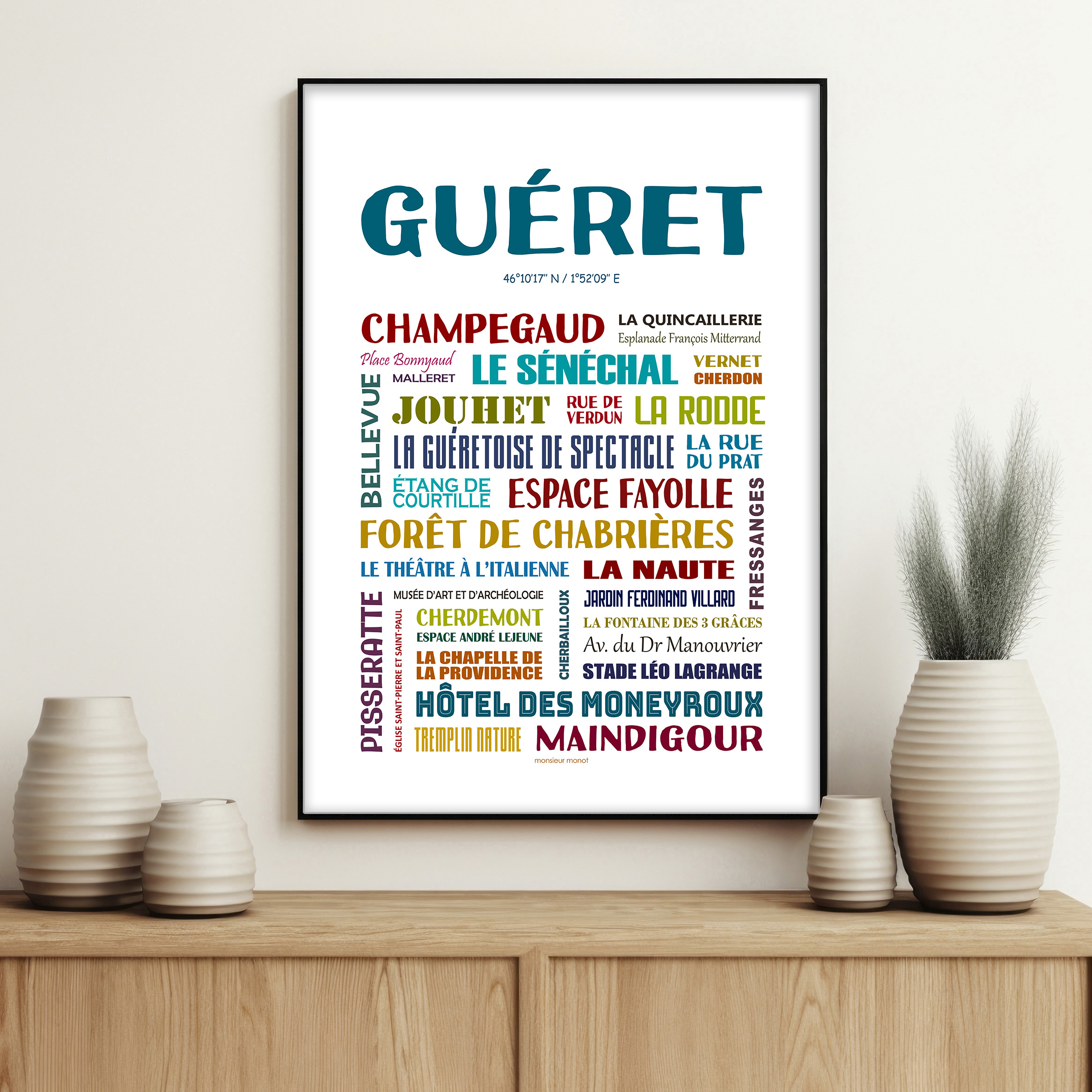 Affiche Guéret