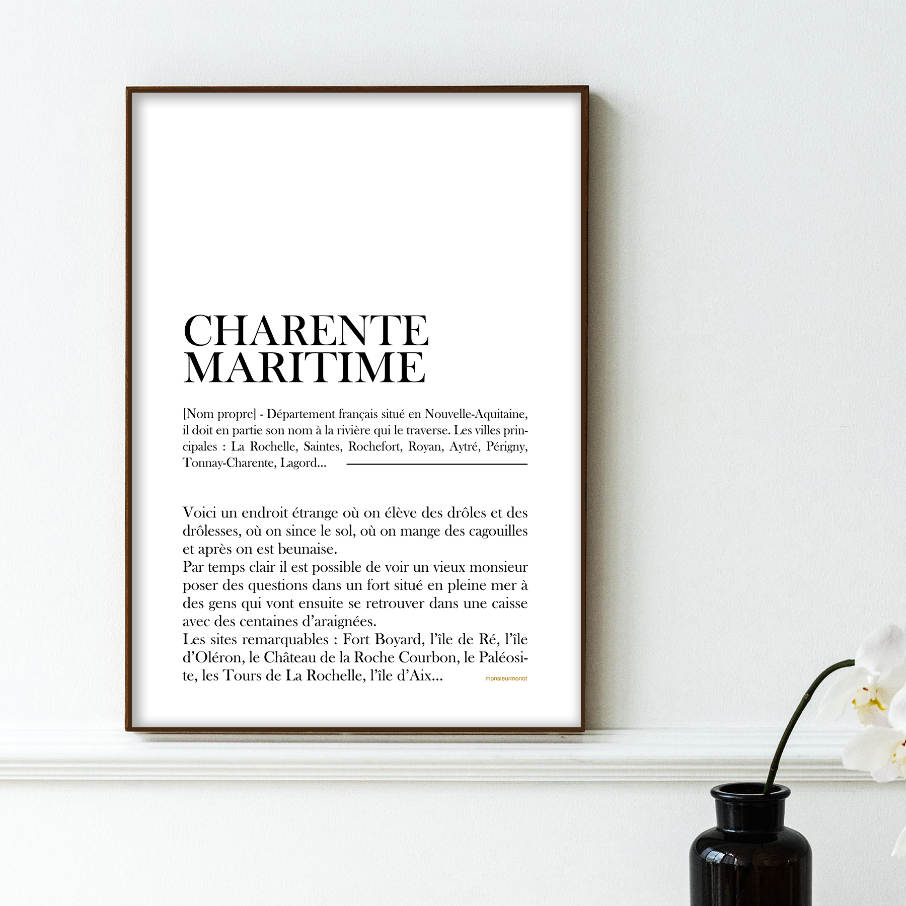 affiche de Charente Maritime définition