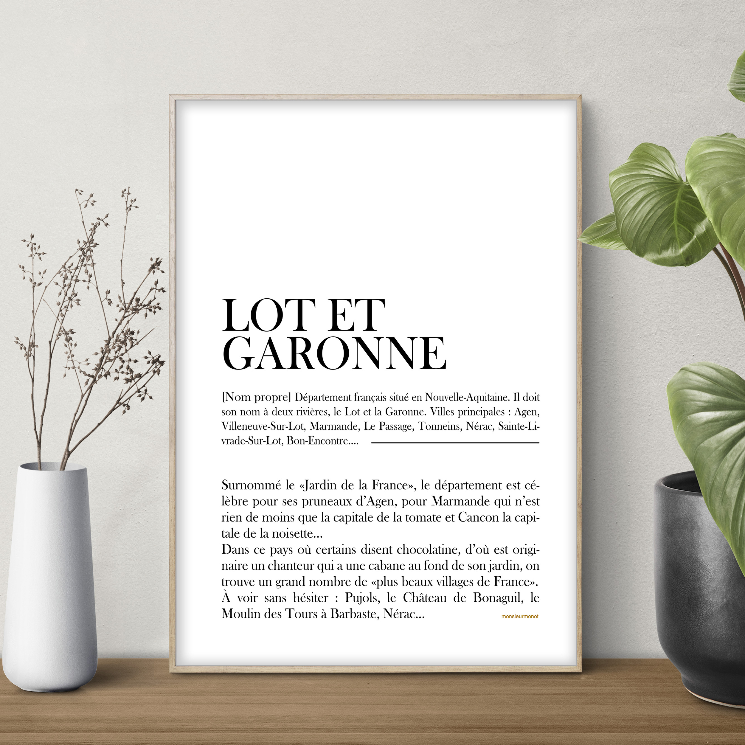 affiche de Lot et Garonne définition