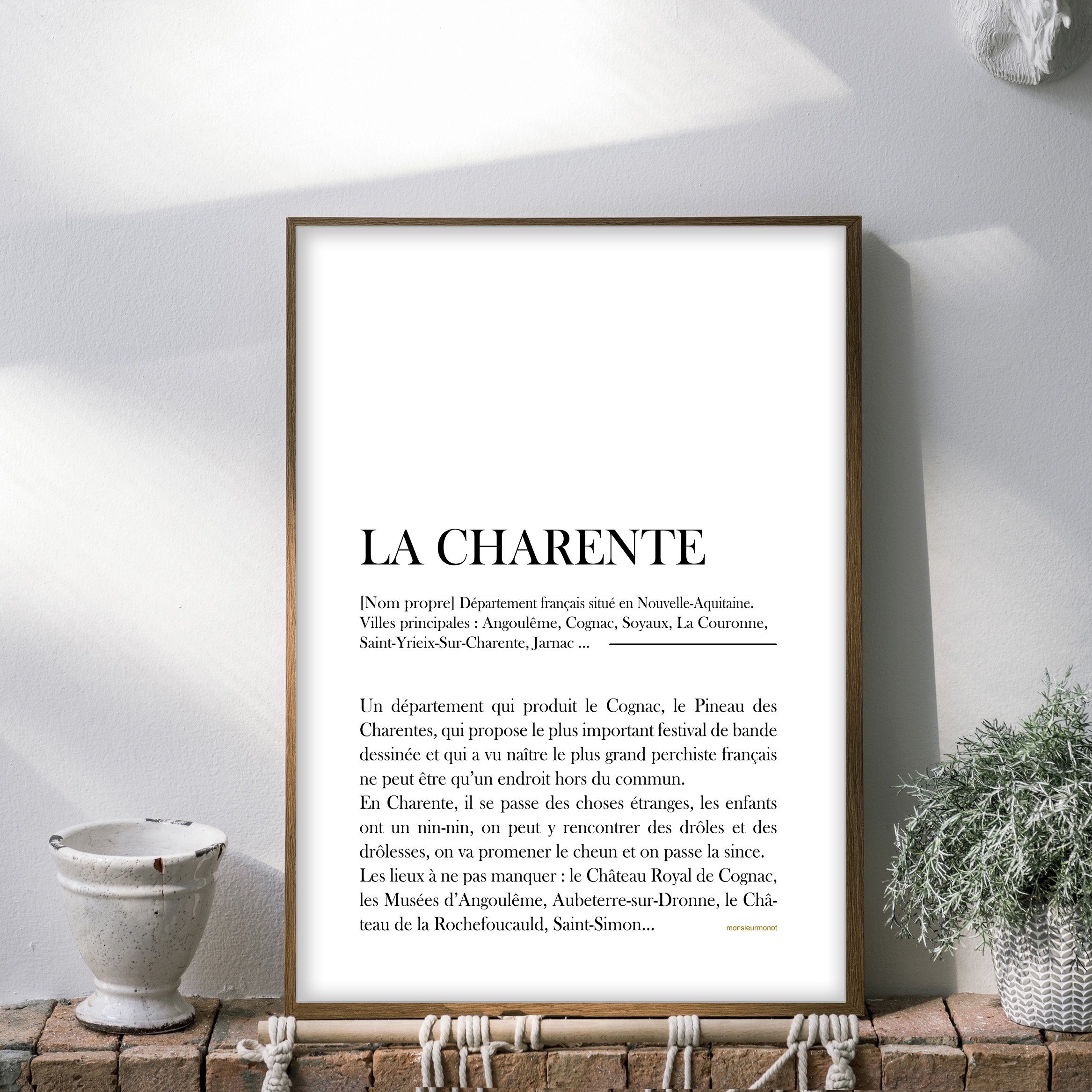 Affiche Définition La Charente