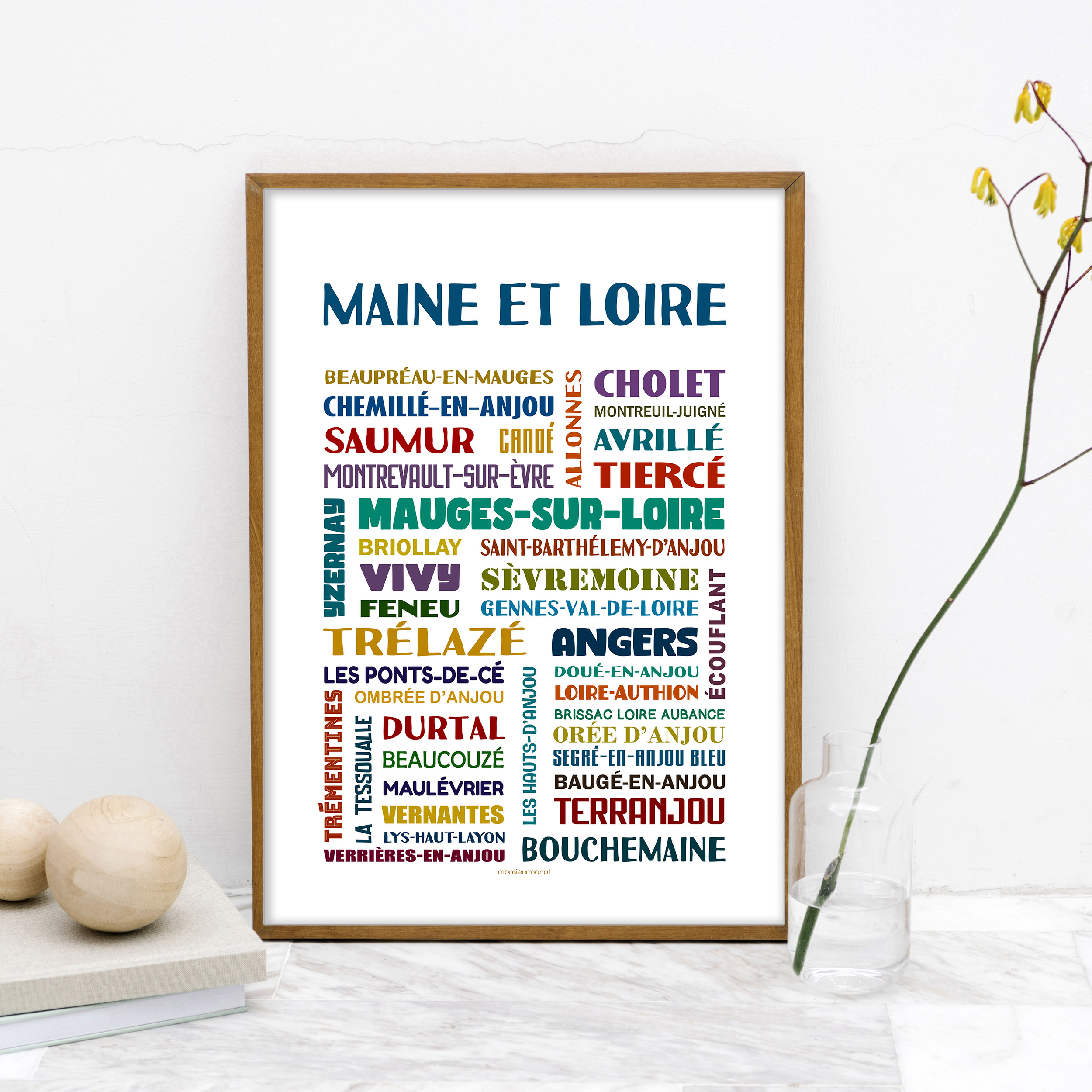 Affiche Maine et loire Département