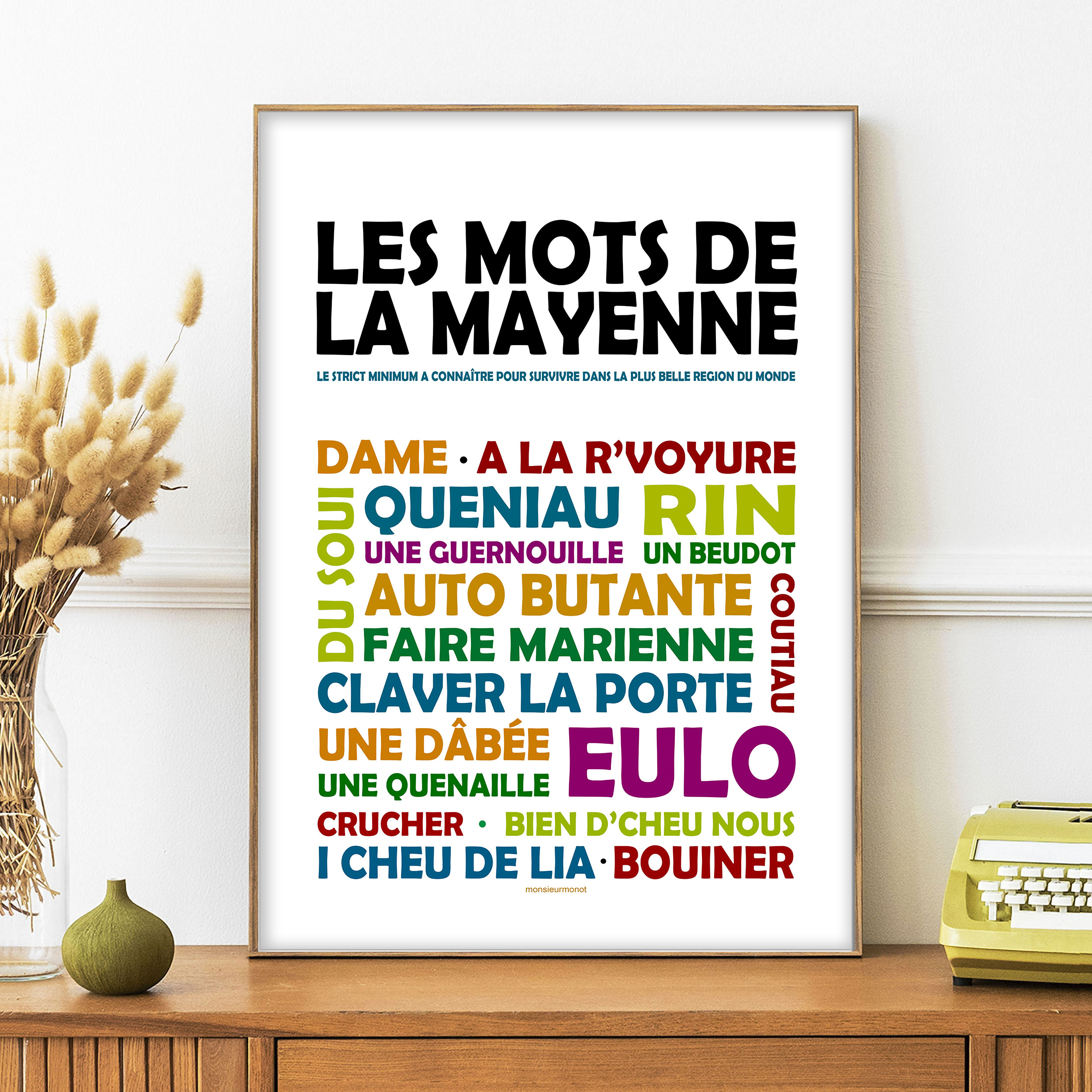 AFFICHE LES MOTS DE LA MAYENNE