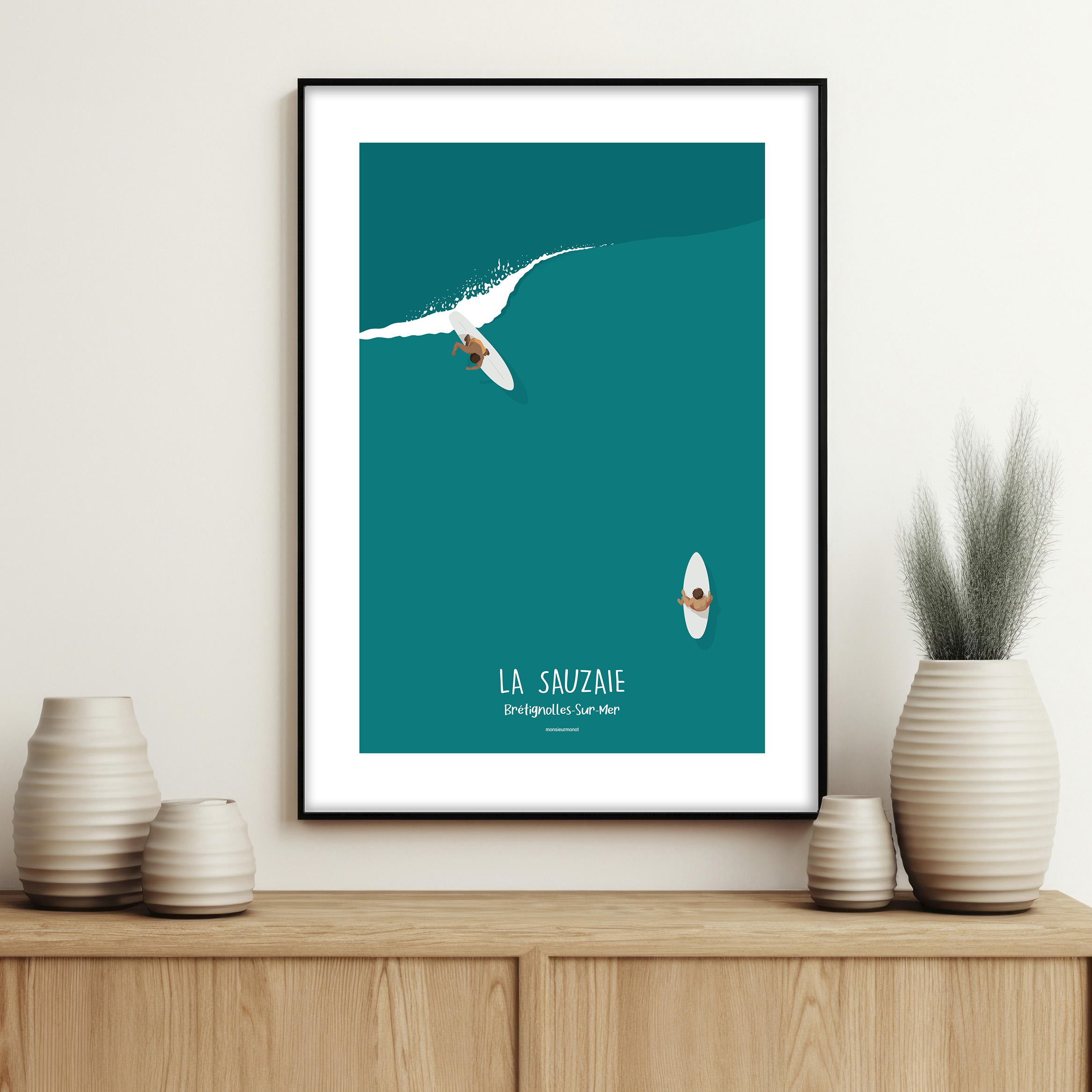 affiche Bretignolles La sauzaie Surf