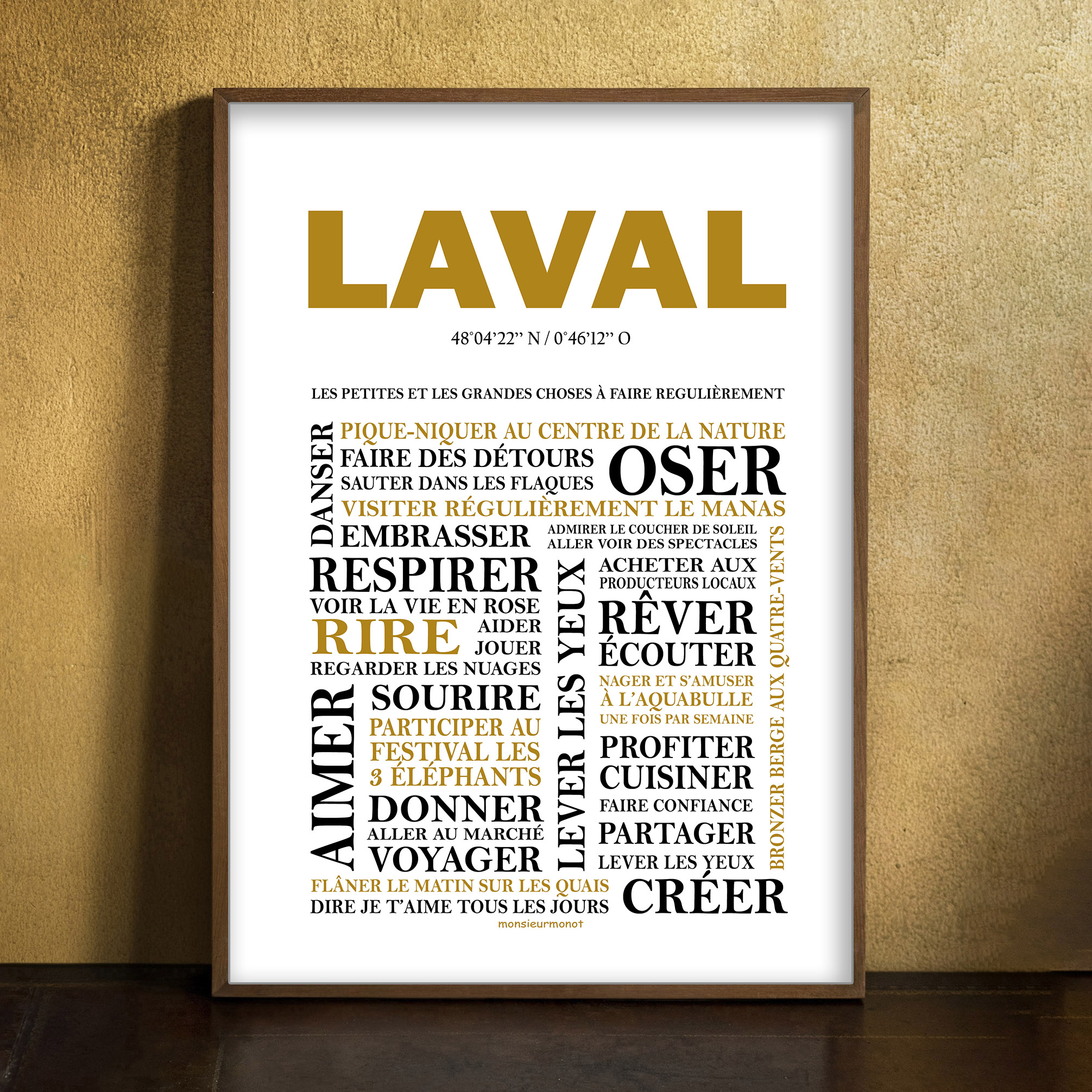 affiche Laval les choses a faire