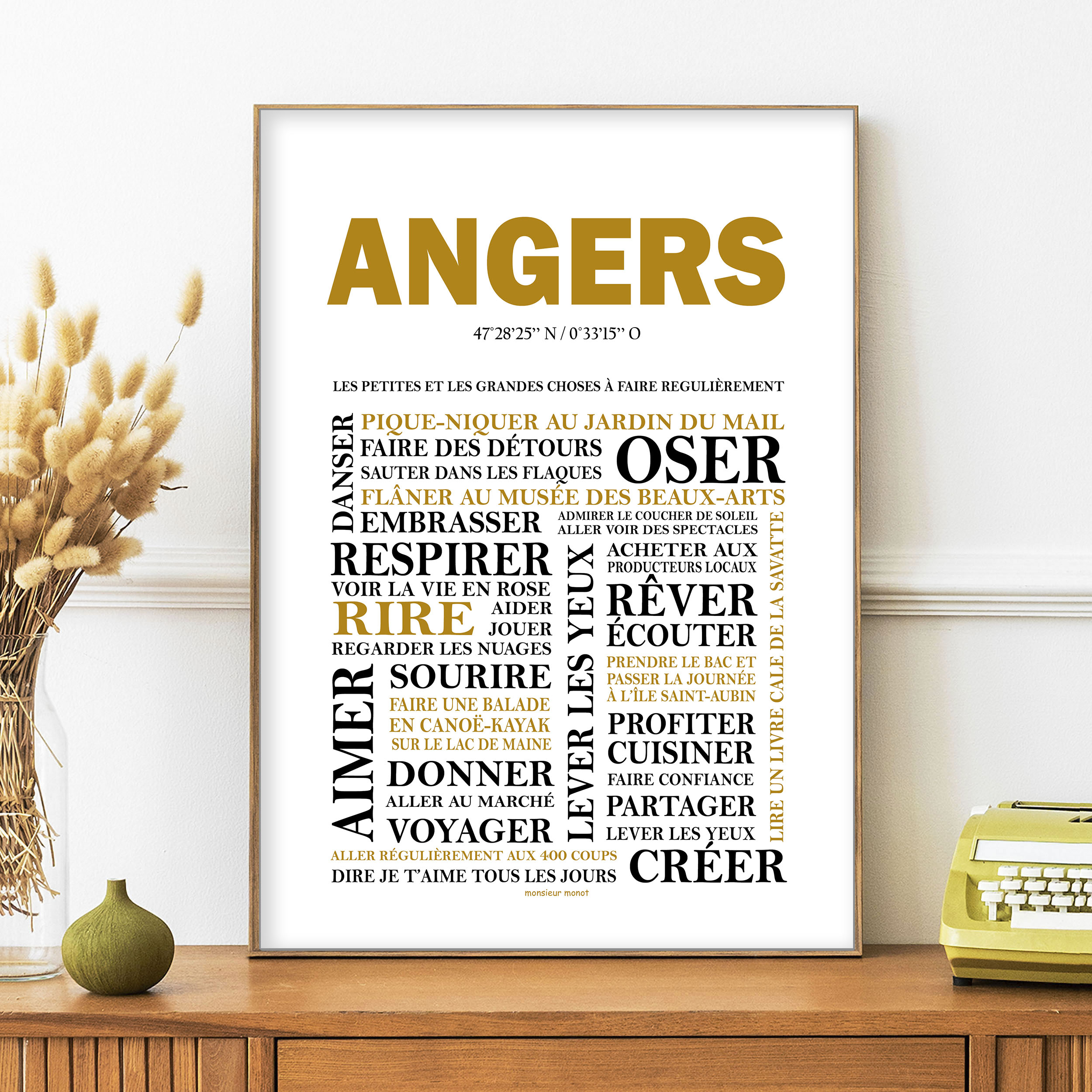 affiche Angers les choses a faire