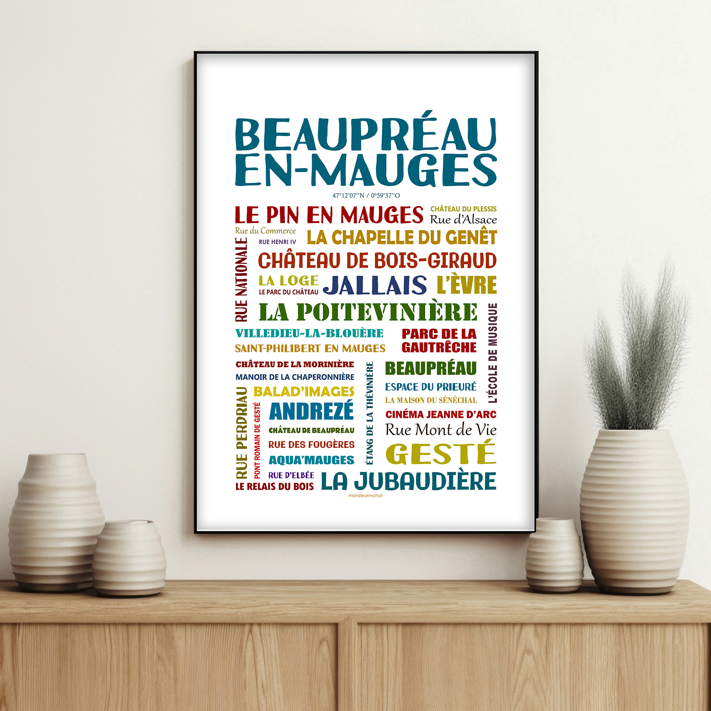 affiche de Beaupréau en mauges