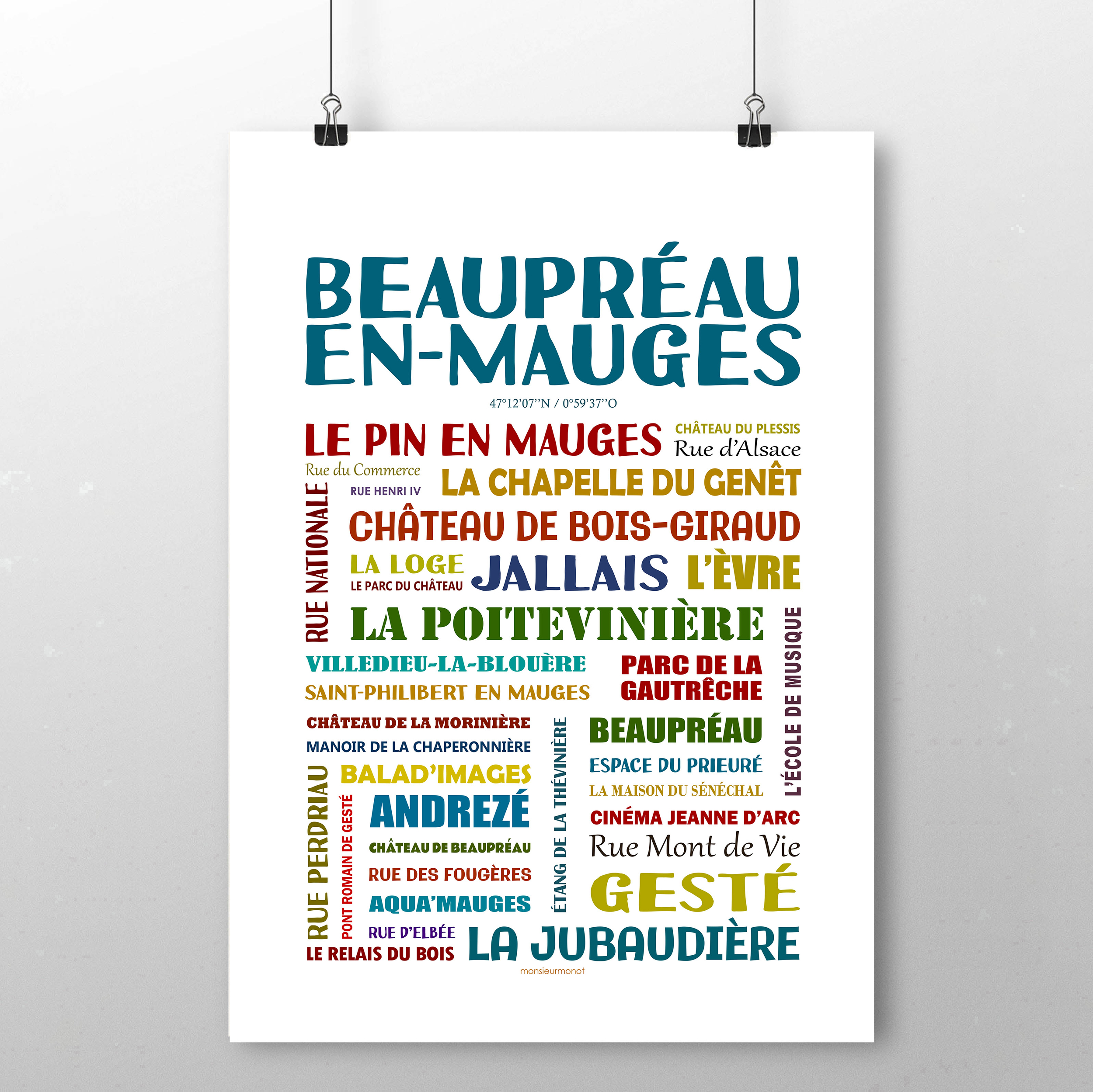affiche de Beaupréau en Mauges  2