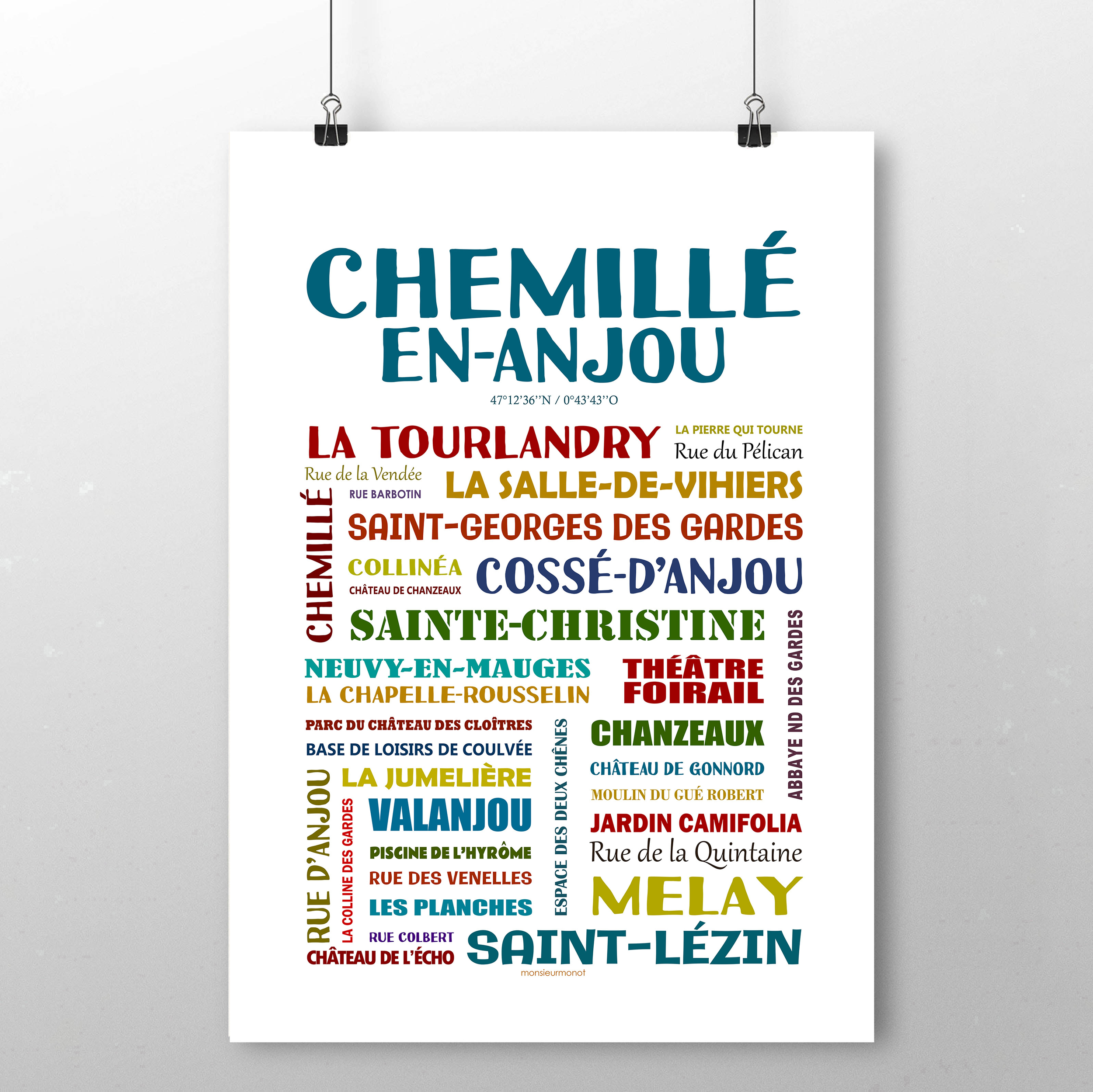 affiche de Chemillé en Anjou  2