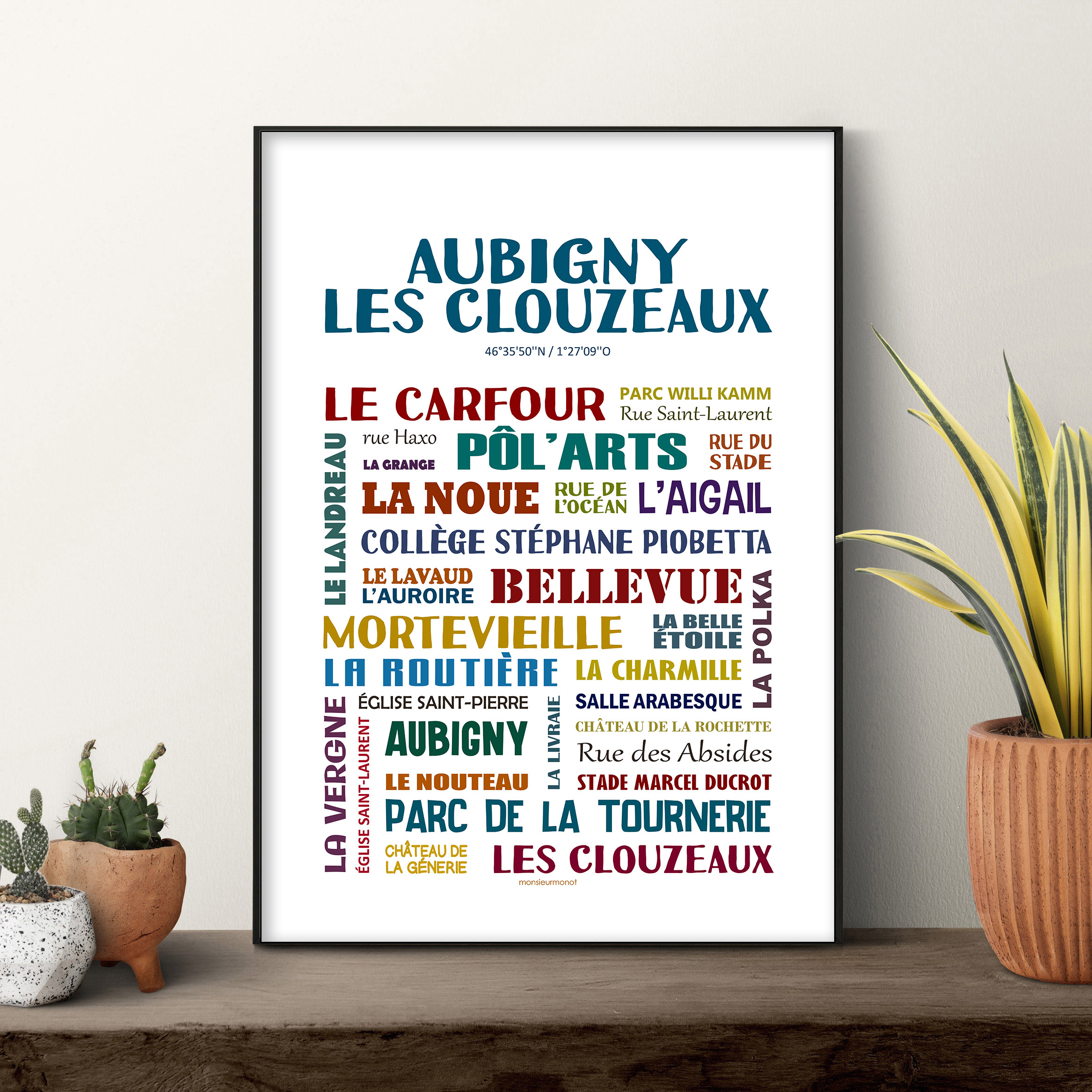 affiche AUBIGNY LES CLOUZEAUX
