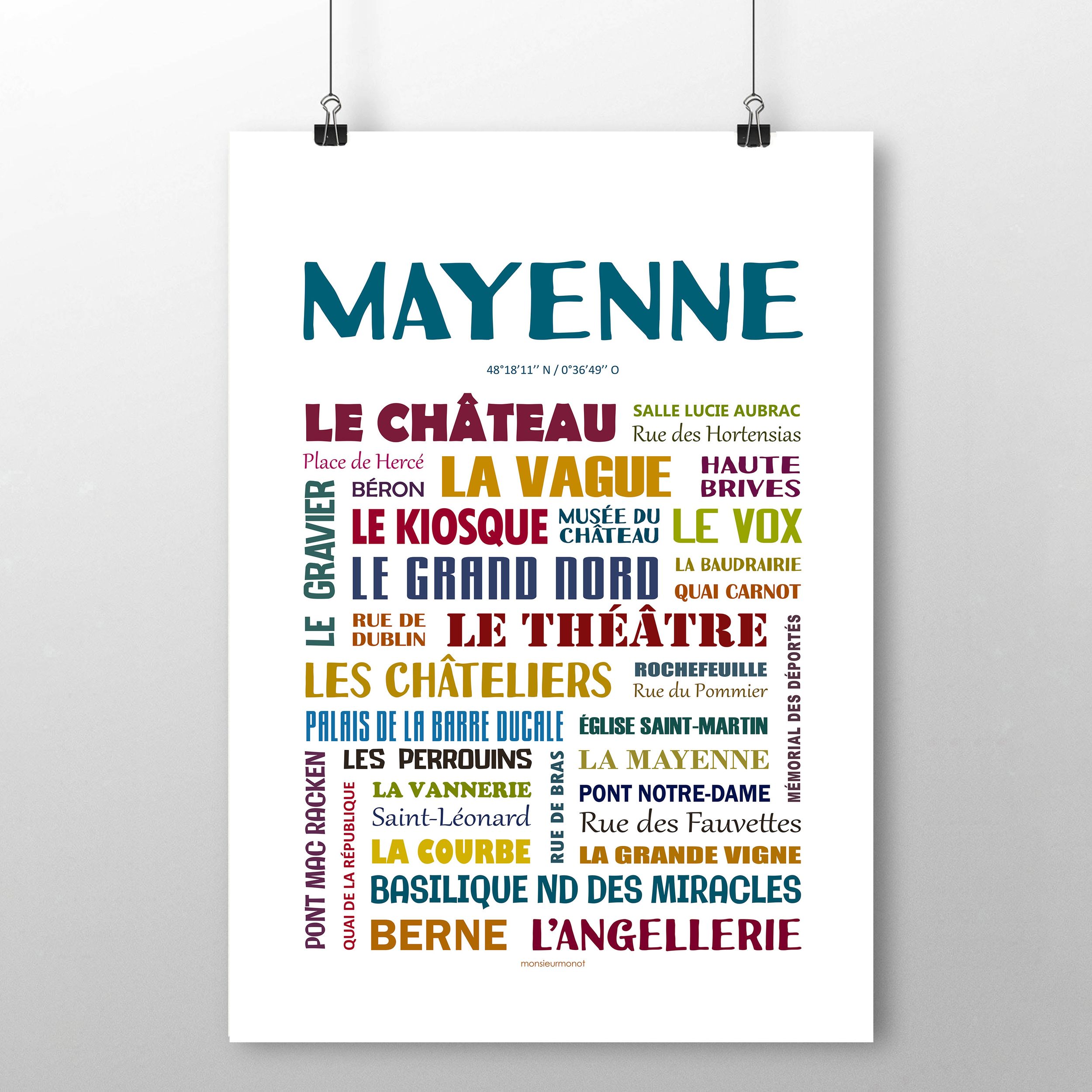 affiche Mayenne la ville 2