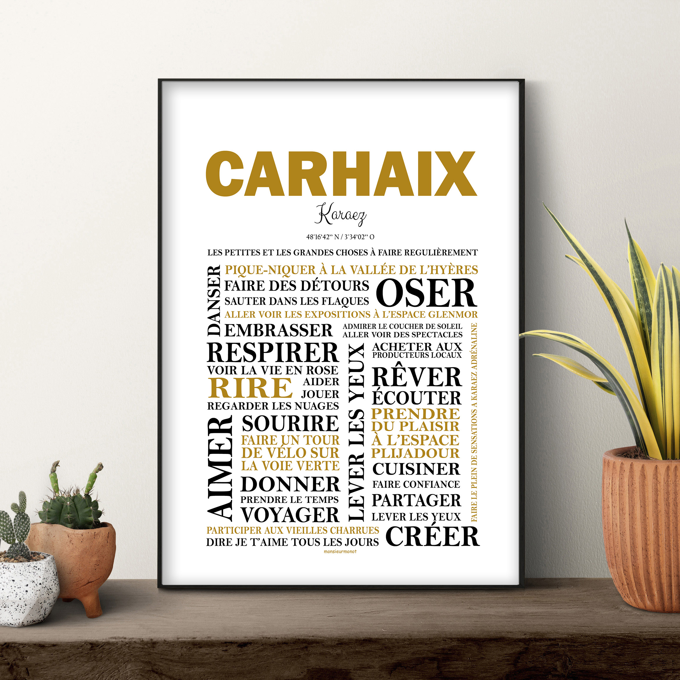 affiche Carhaix les choses à faire
