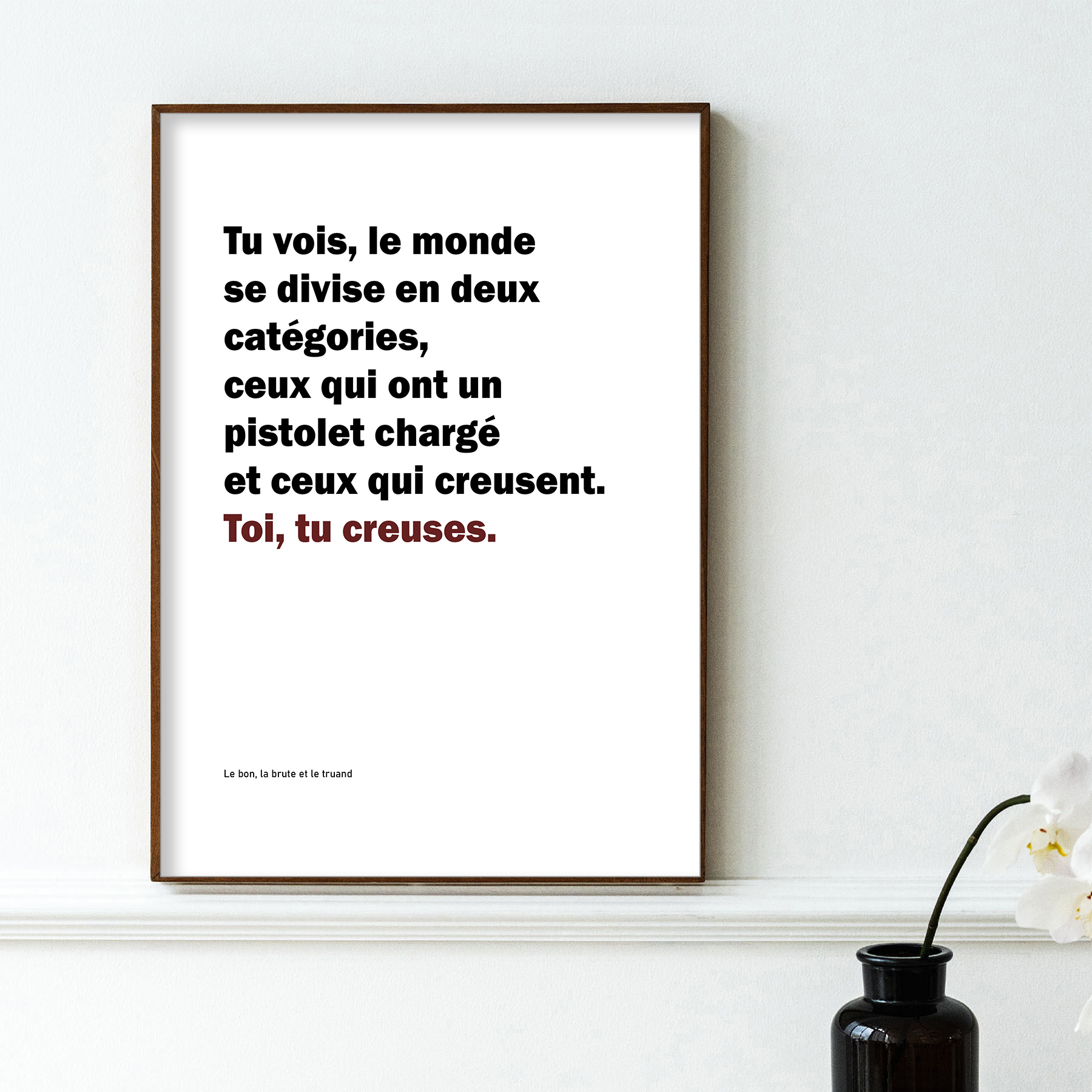 Affiche Le bon la brute et le truand
