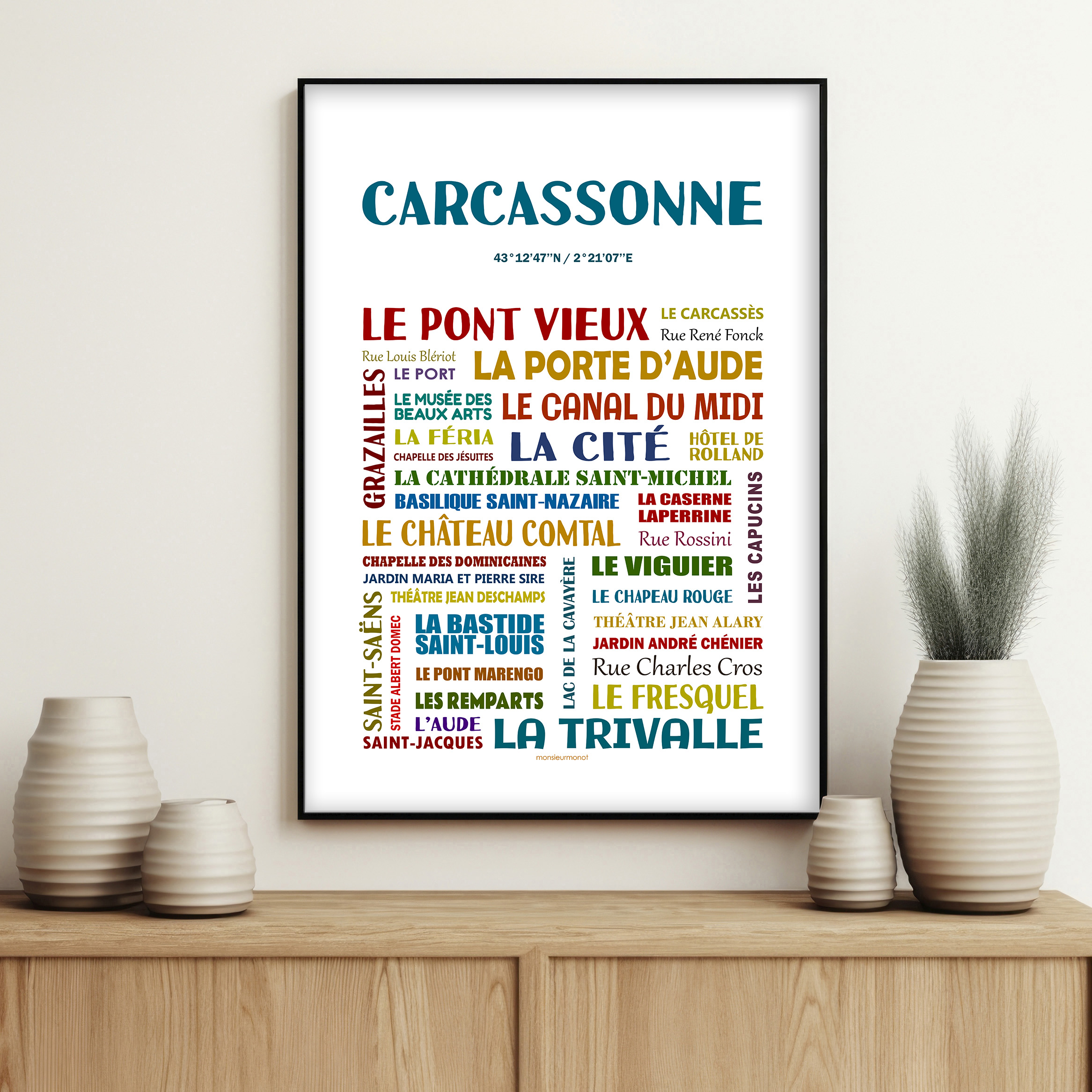 affiche Carcassonne