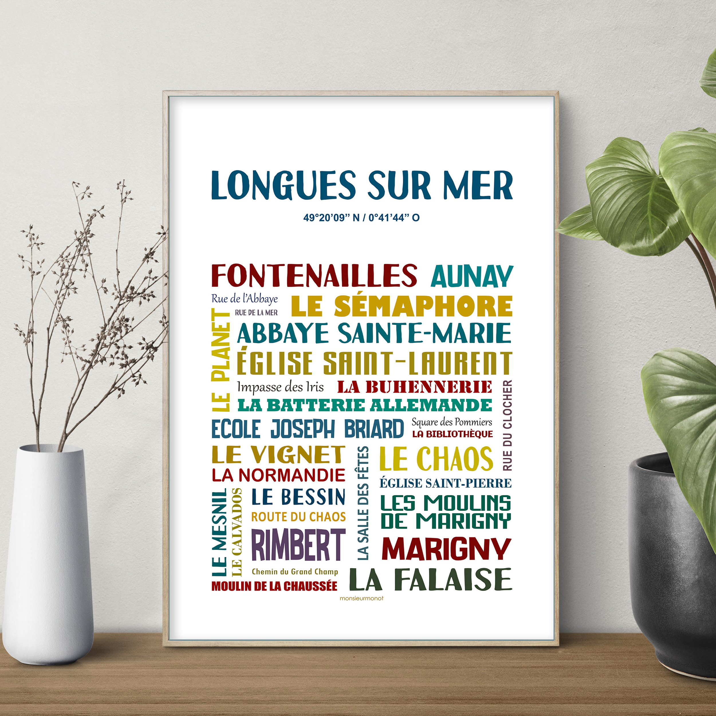 Affiche Longues sur mer