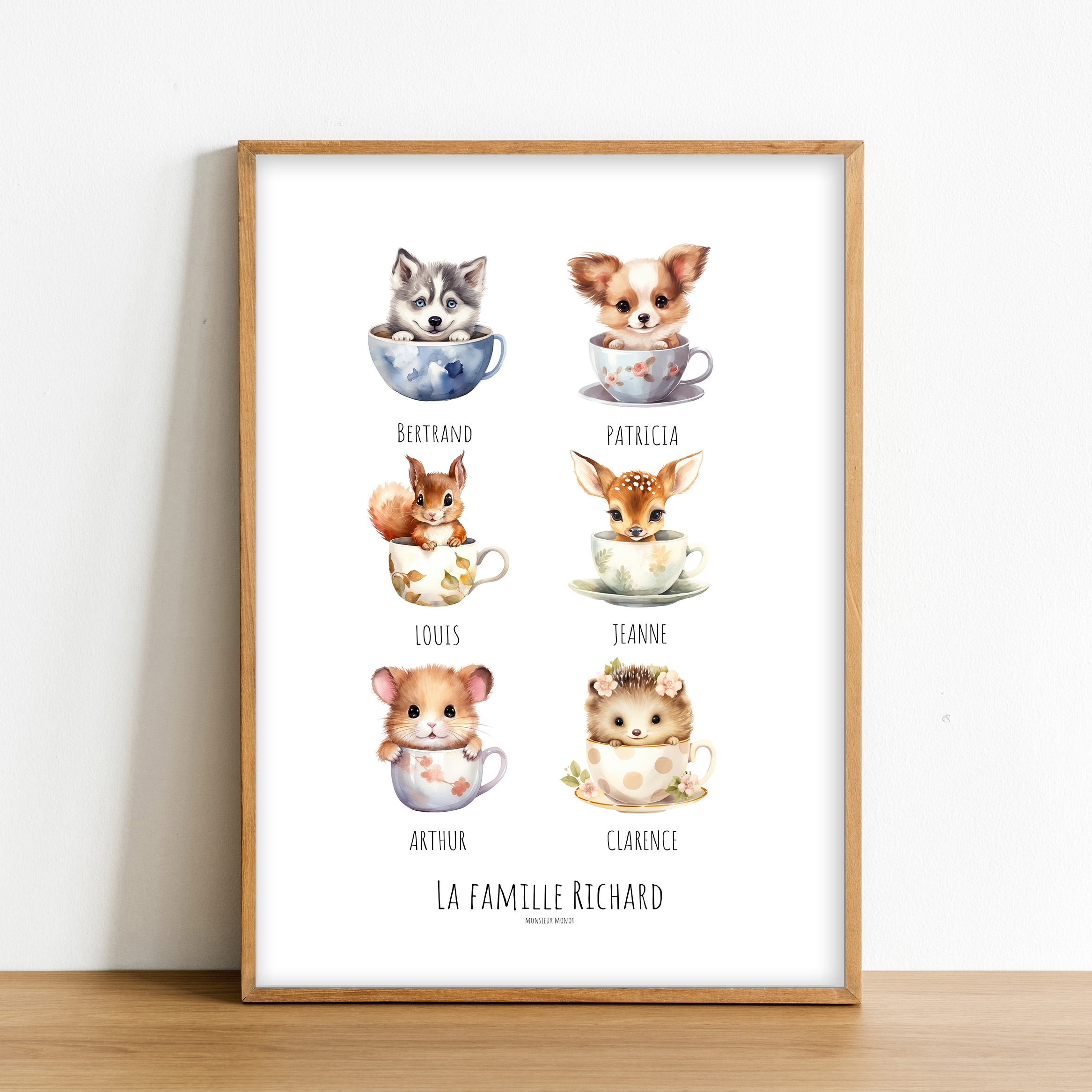 Affiche famille tasse 2