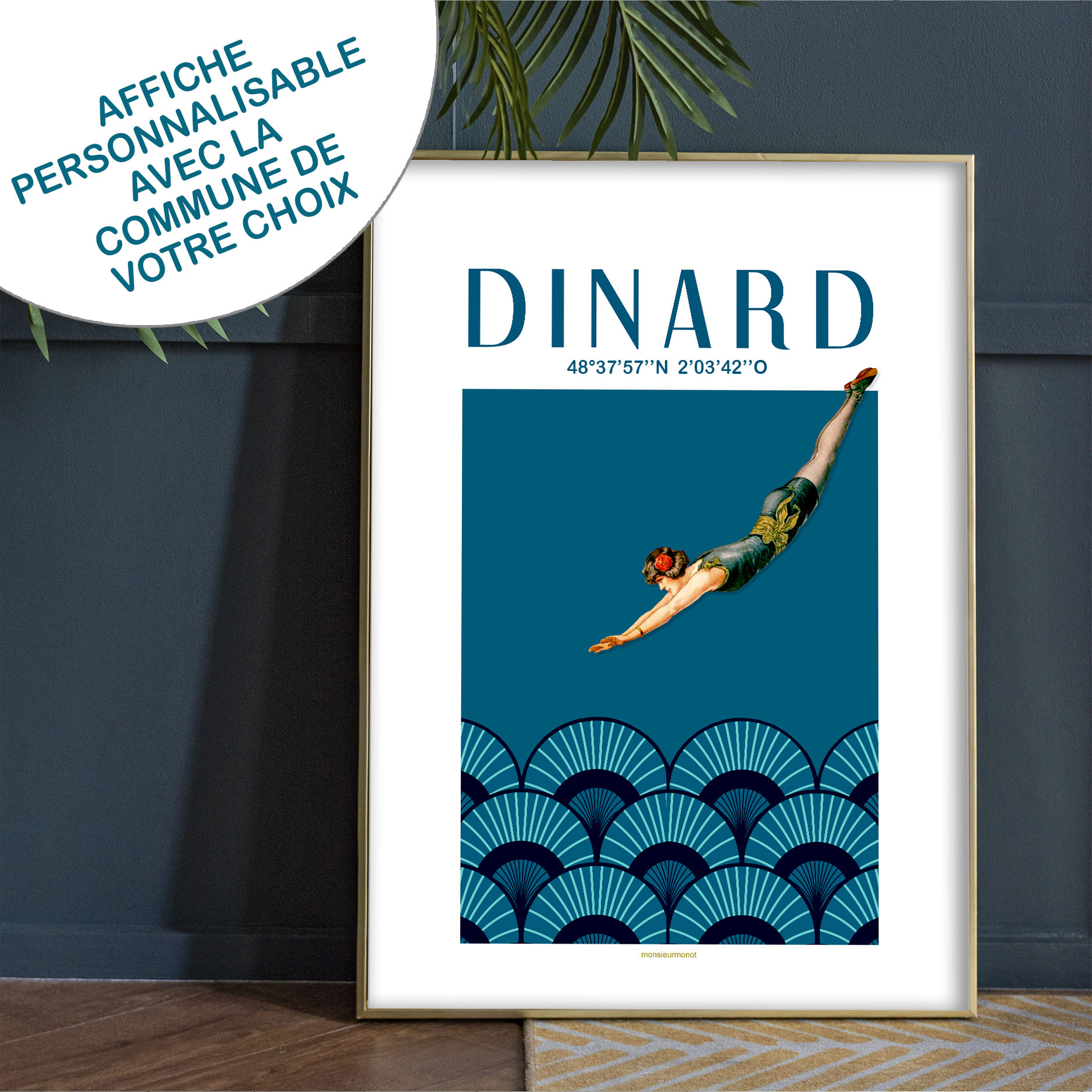 affiche Plongeuse vintage 10