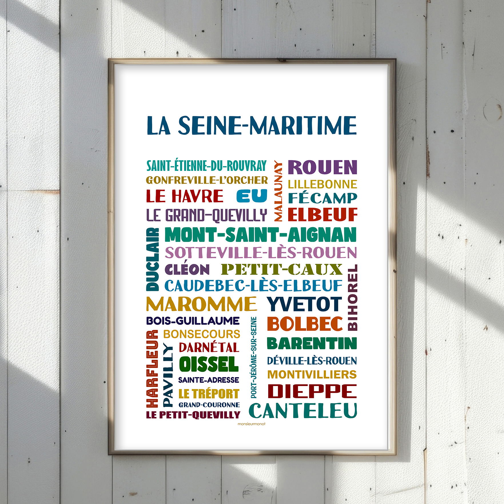 affiche La Seine Maritime