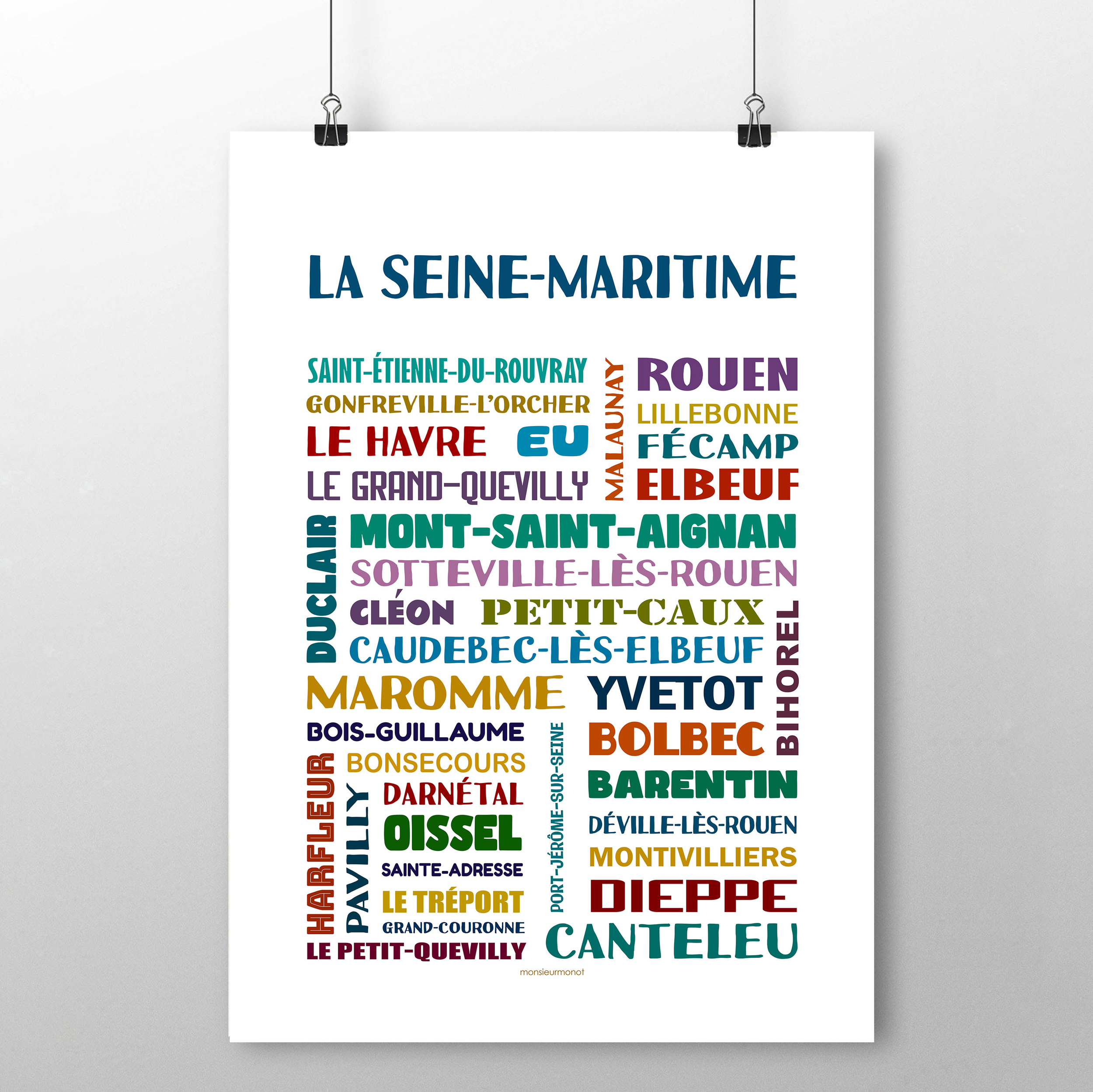 affiche La seine-Maritime 2