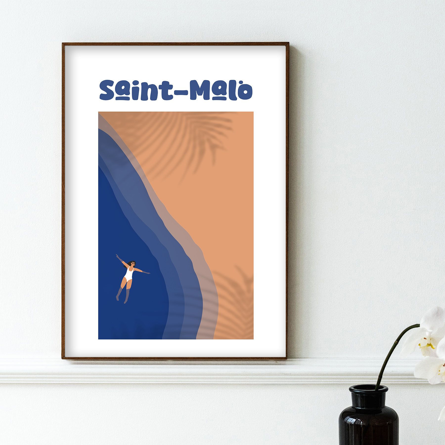Affiche de Saint-Malo Plage