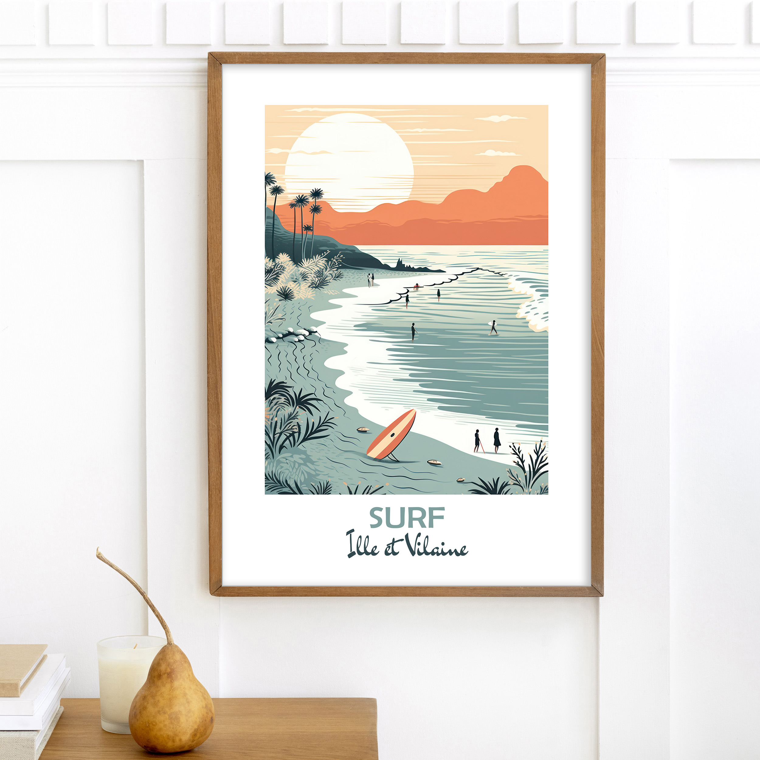 Affiche de Surf Ille et vilaine