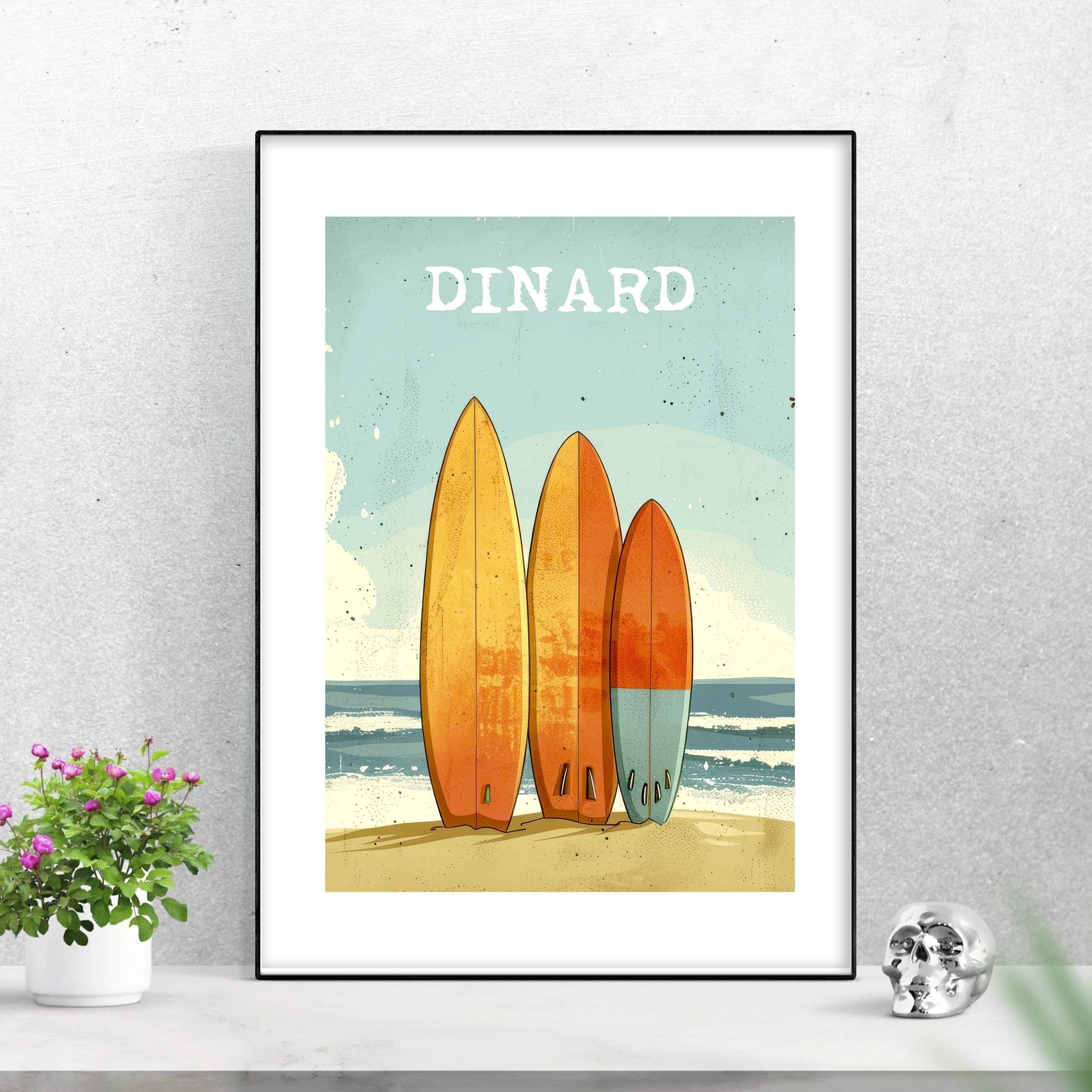 affiche Dinard - Surf
