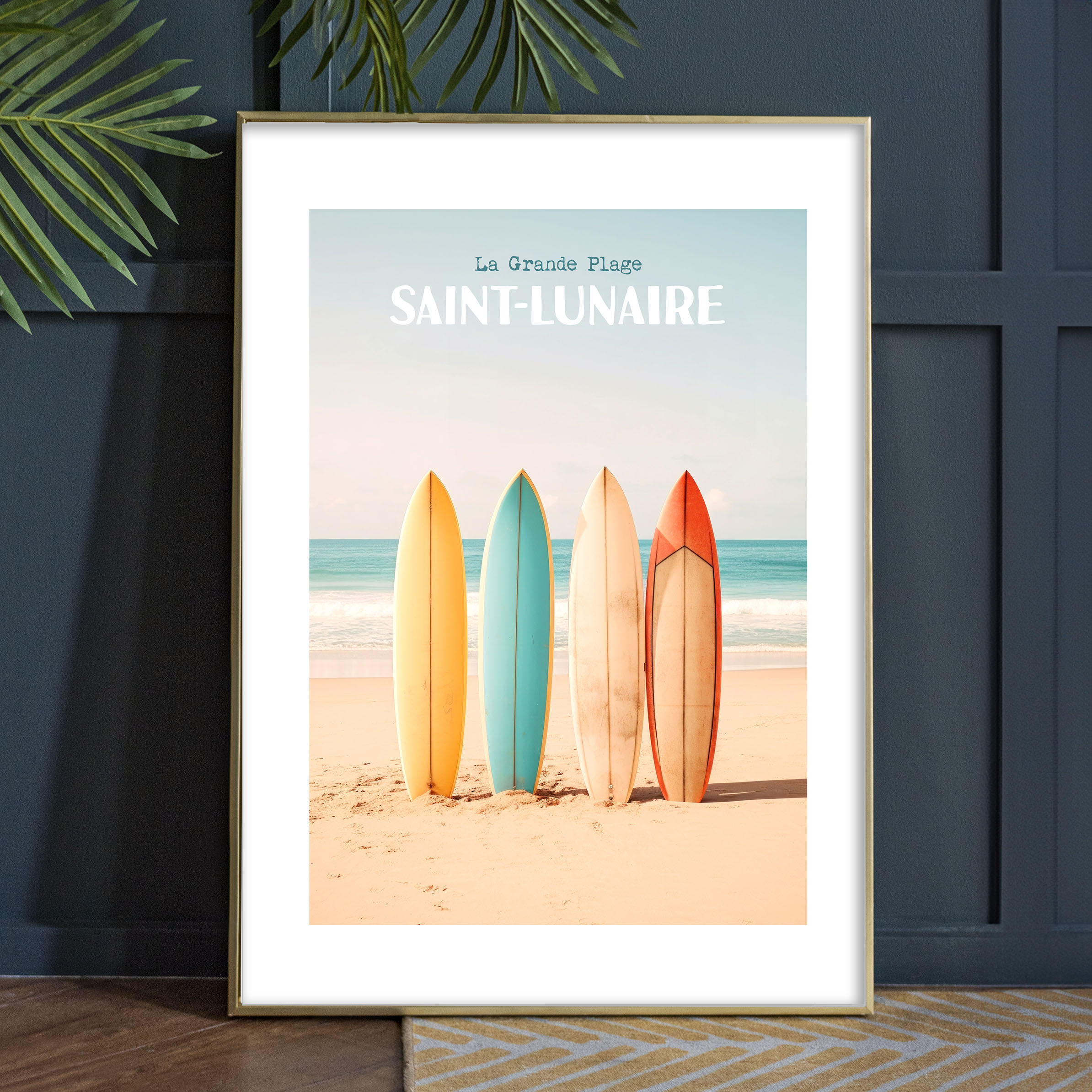 Affiche de Saint-Lunaire - La grande Plage
