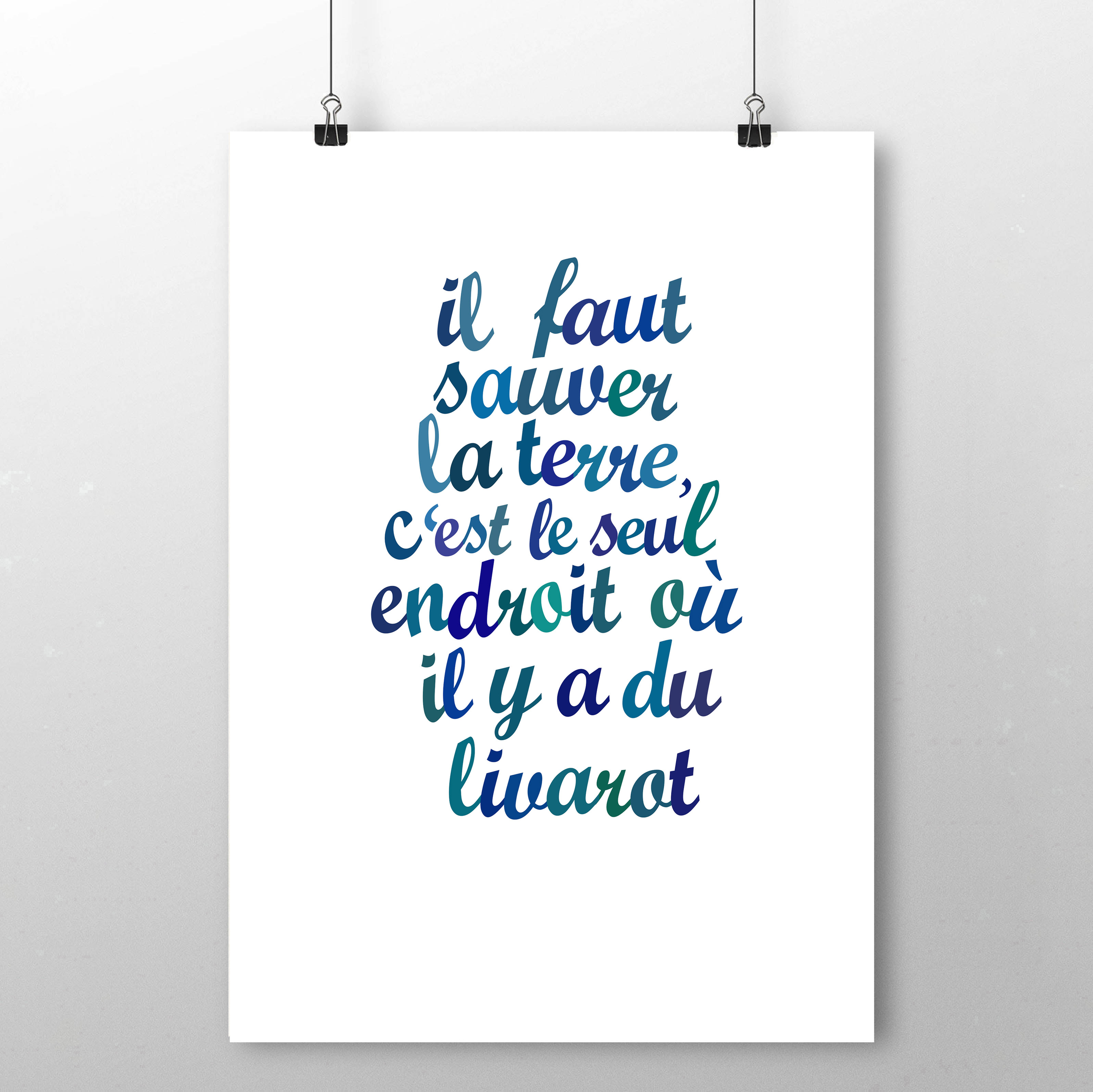 affiche Il faut sauver... Livarot 2