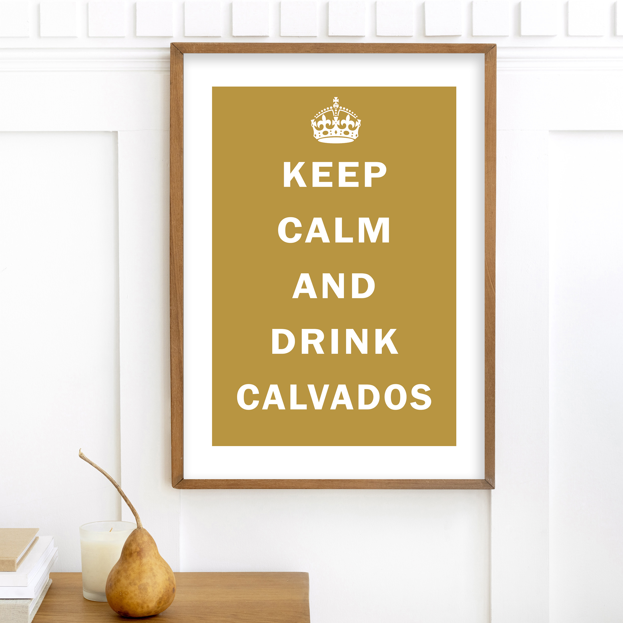affiche Keep calm drink calvados