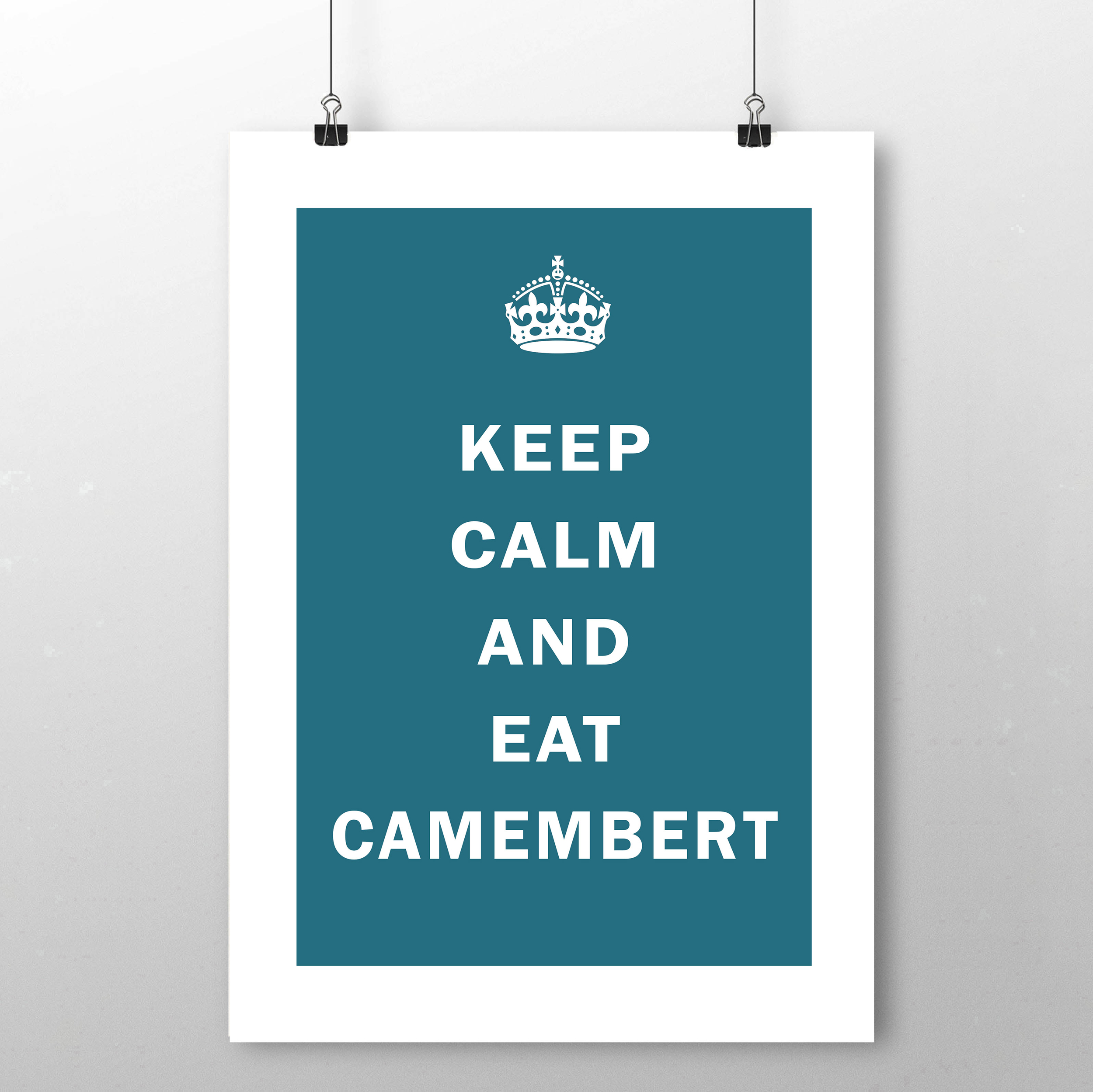 affiche Keep Calm Camembert 2