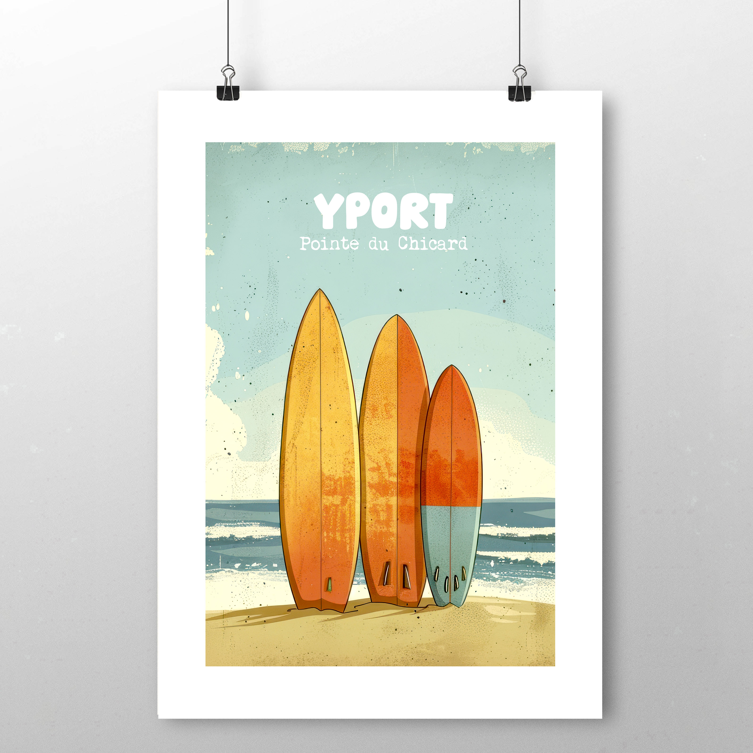 affiche Yport Pointe du Chicard 2