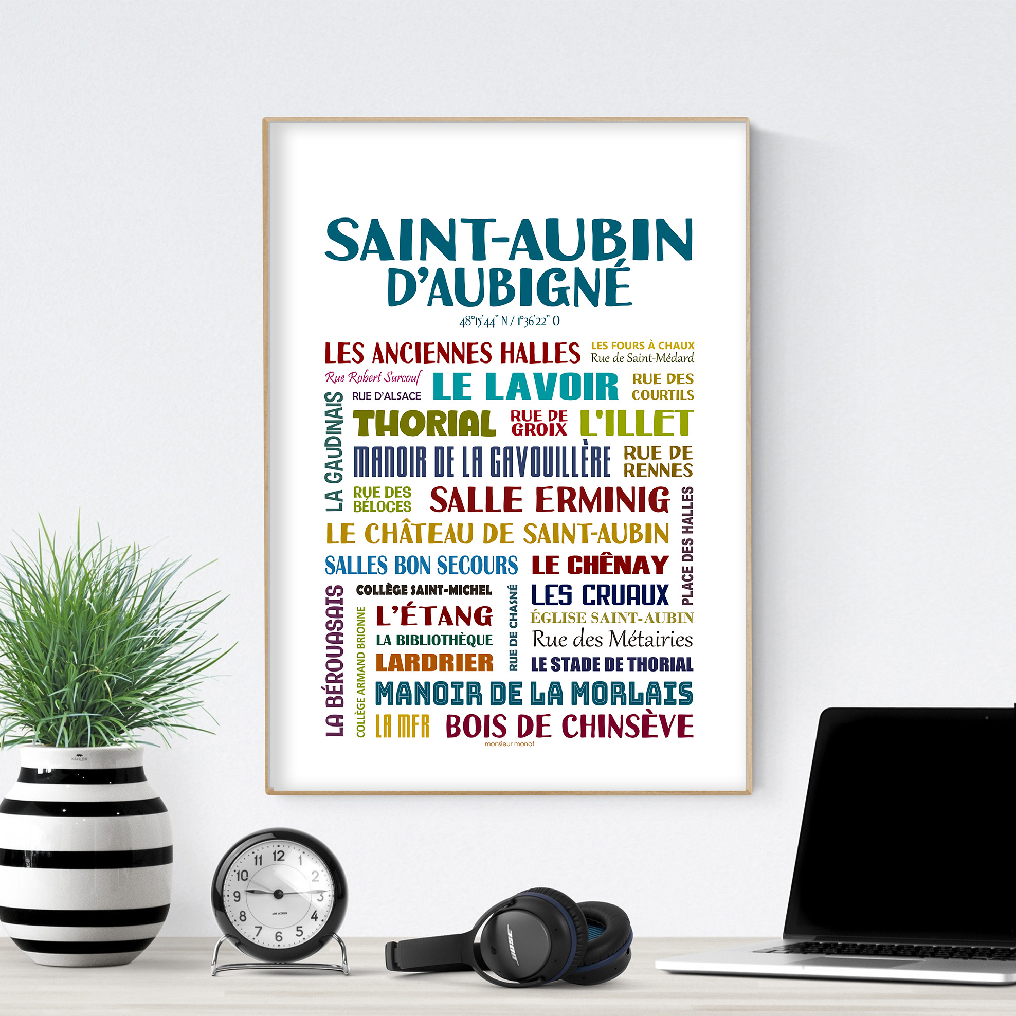 Affiche de Saint Aubin dAubigné
