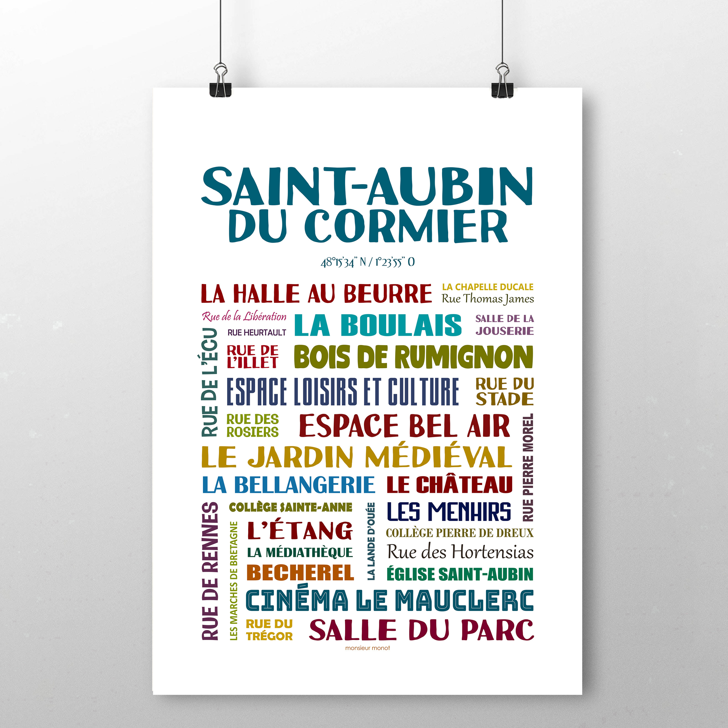 Affiche Saint Aubin du Cormier 2