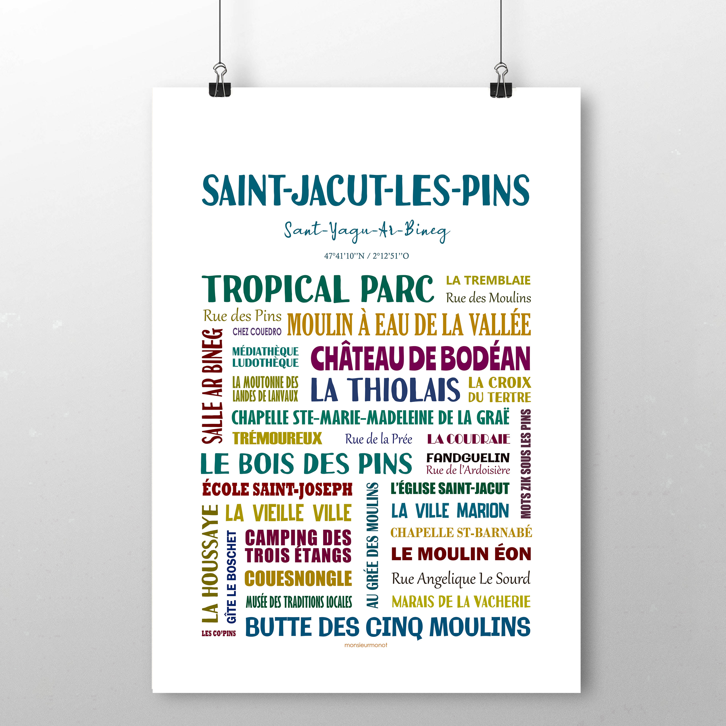 Affiche Saint-Jacut Les pins 2