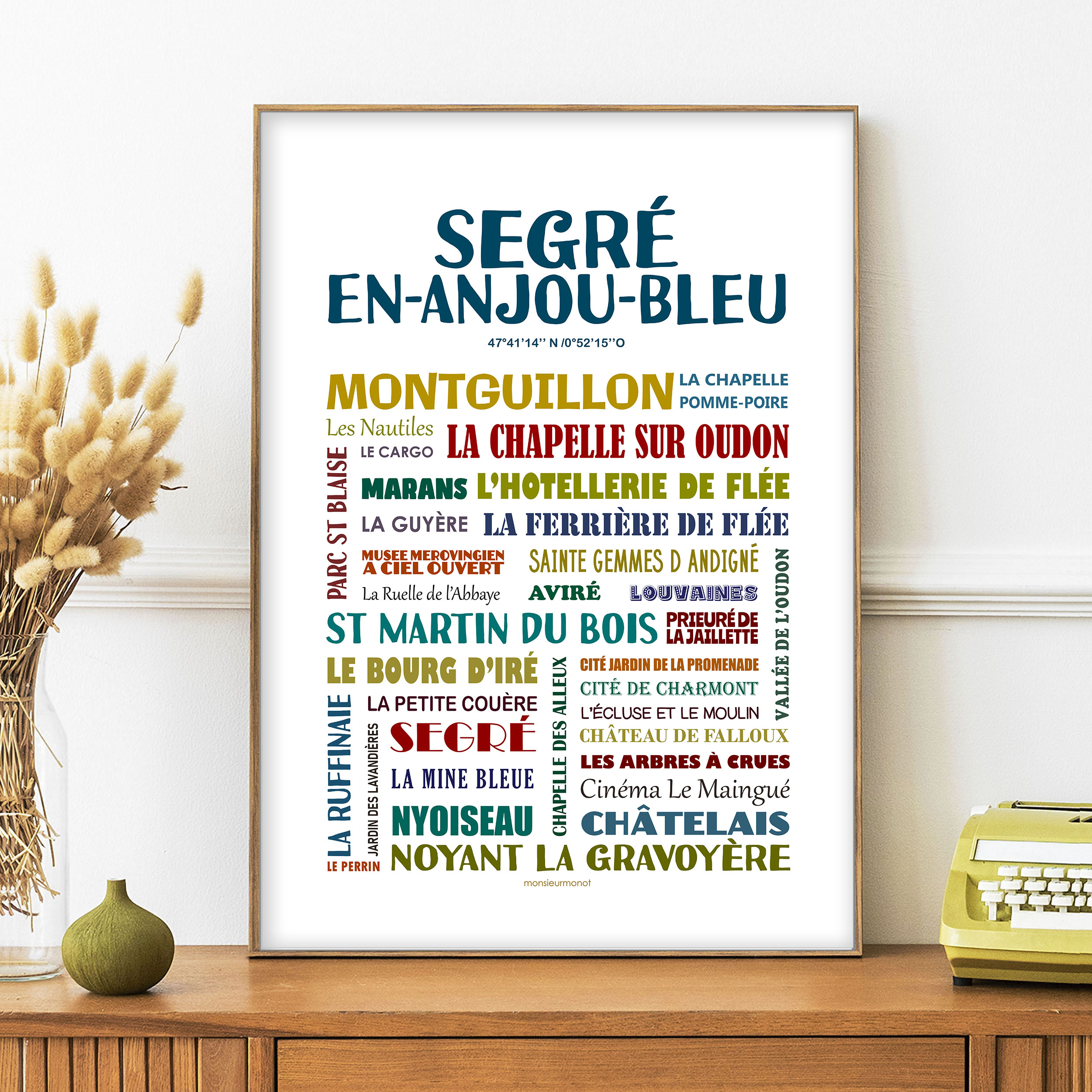 affiche Segré en Anjou Bleu