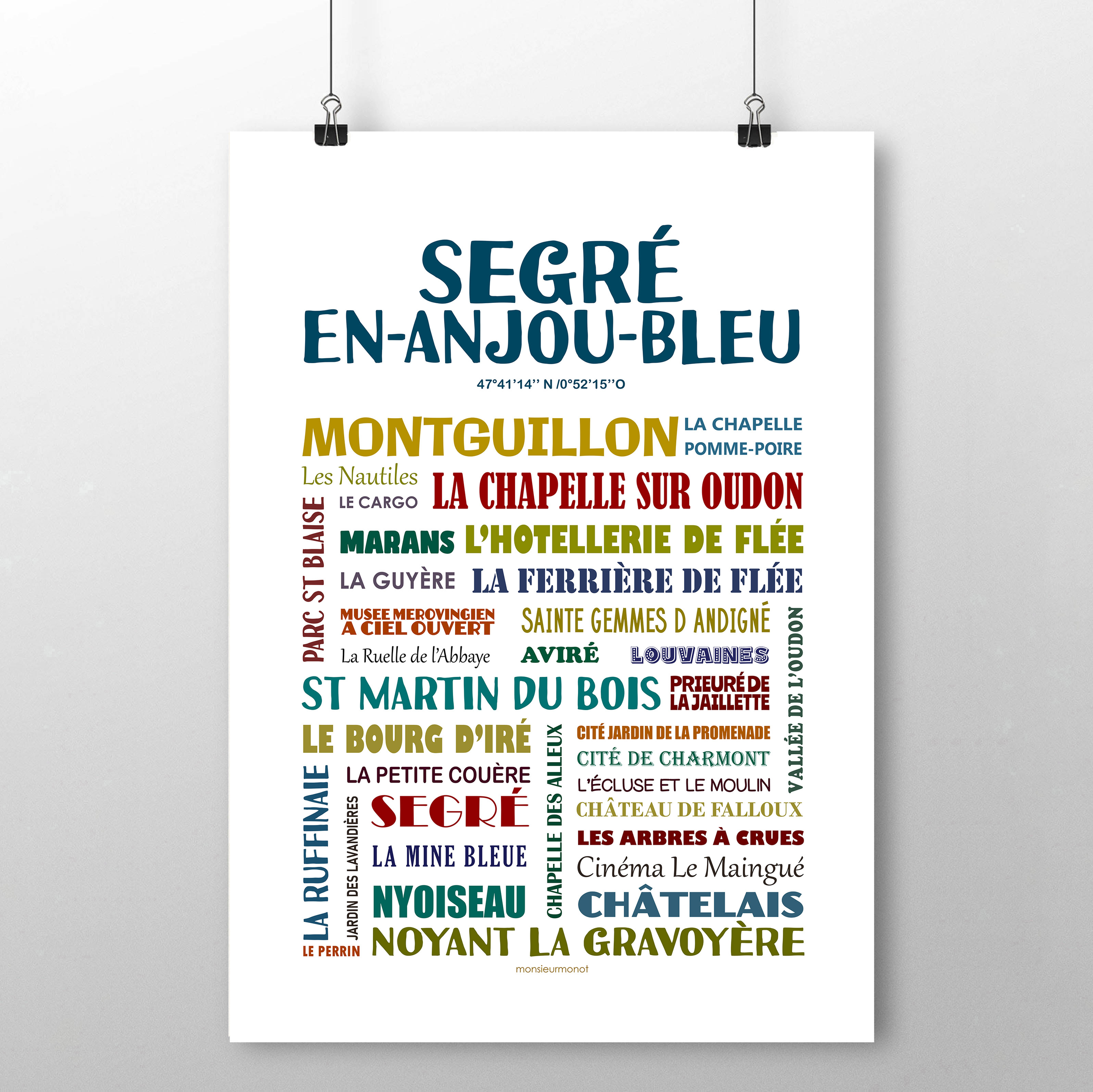 affiche Segré en Anjou Bleu 2