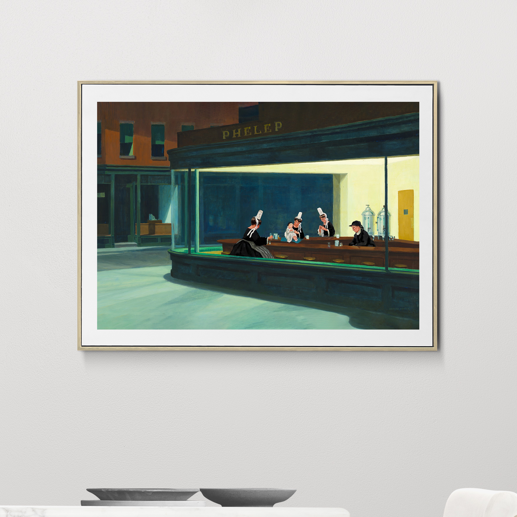 Affiche Au Bistrot