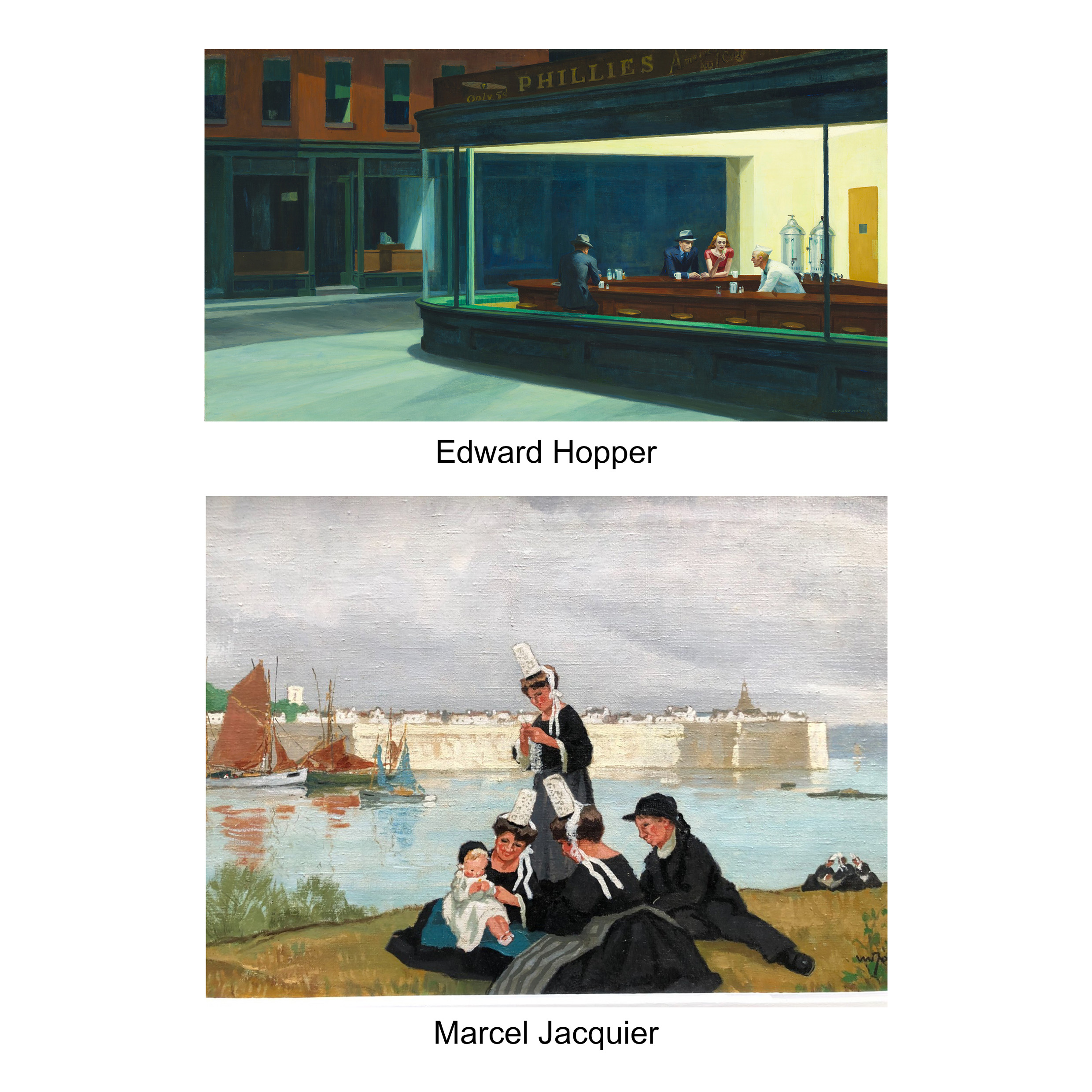 NIGHTHAWKS BRETAGNE mashup carre