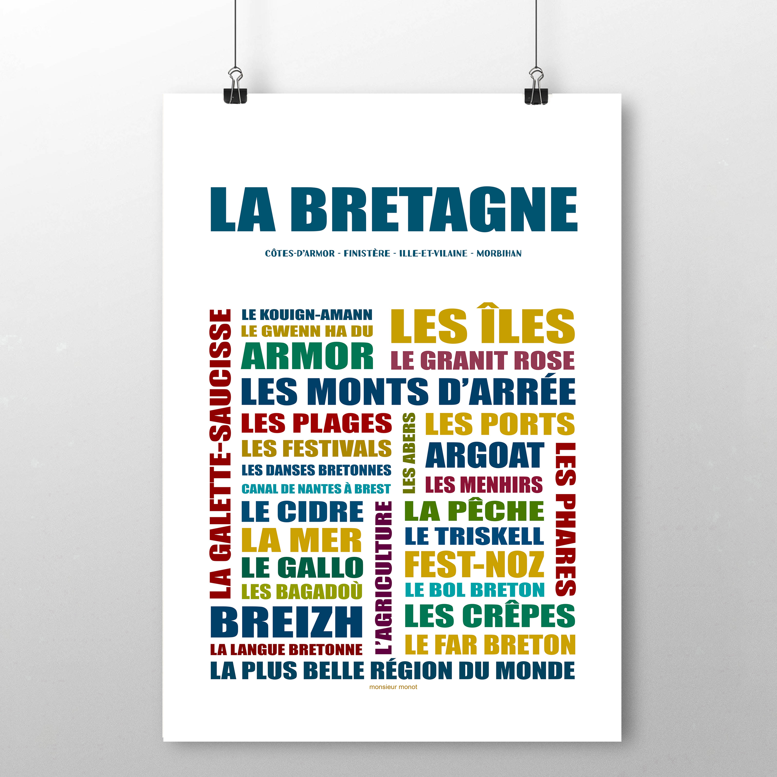 Affiche La Bretagne