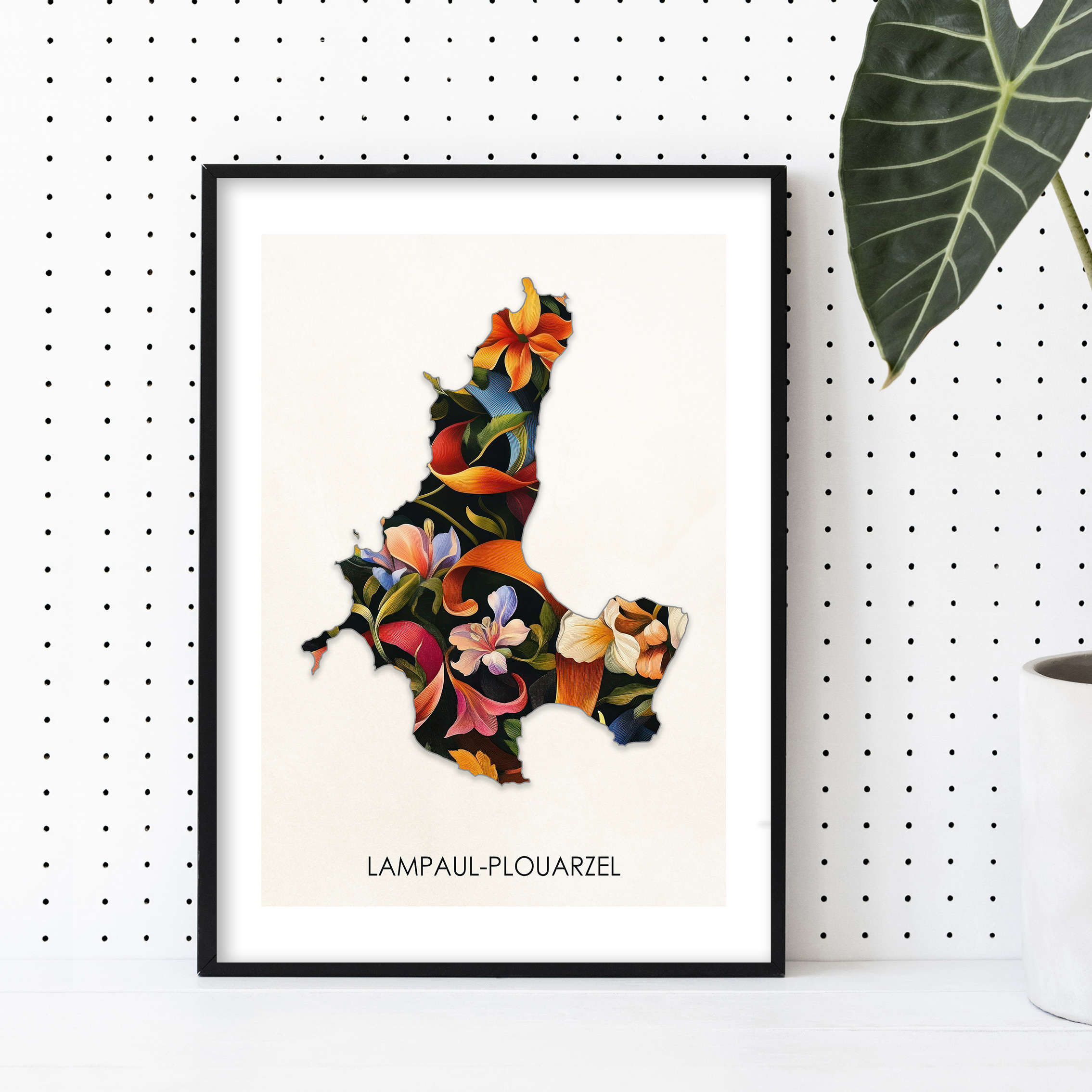 Affiche Lampaul Plouarzel fleurs
