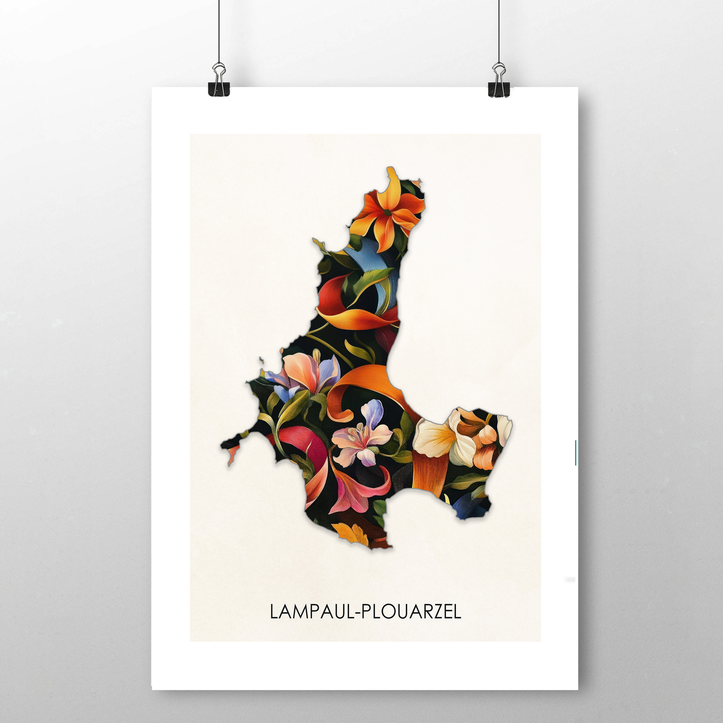 affiche Lampaul plouarzel fleurs 2