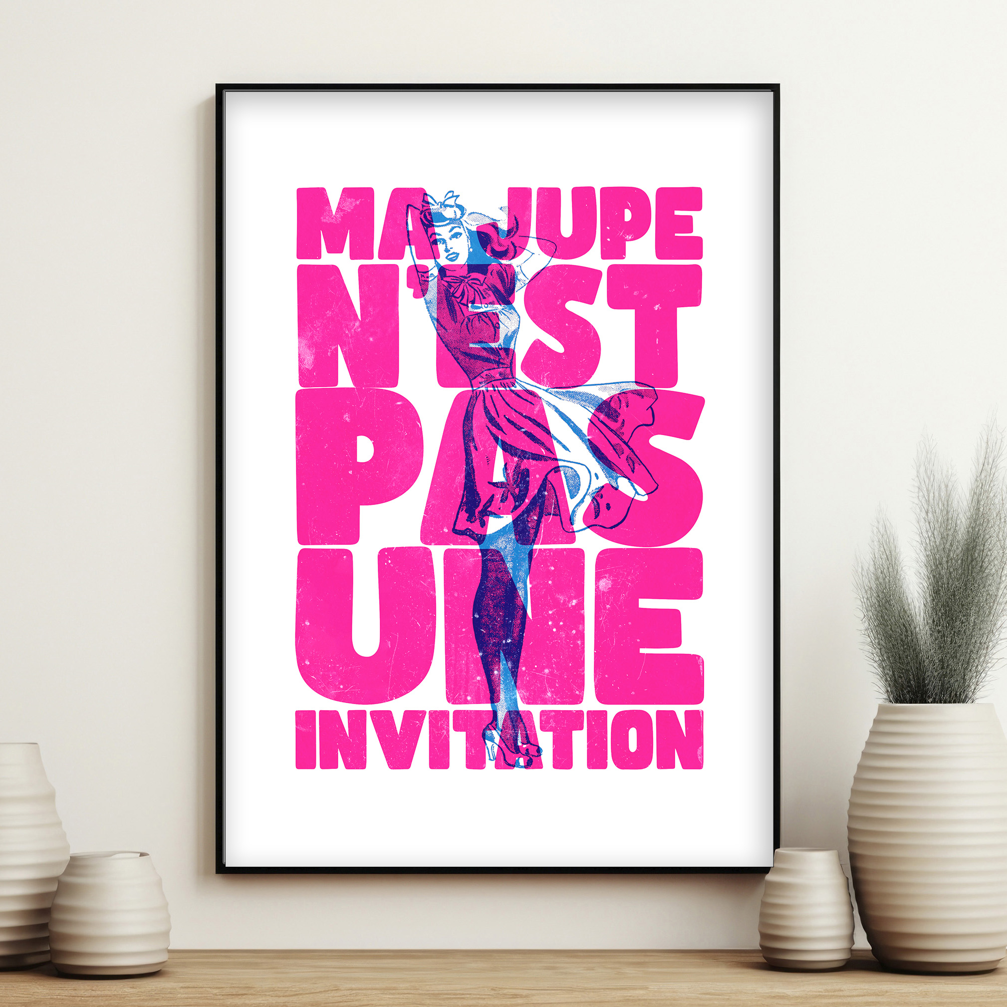 affiche Ma jupe nest pas une invitation