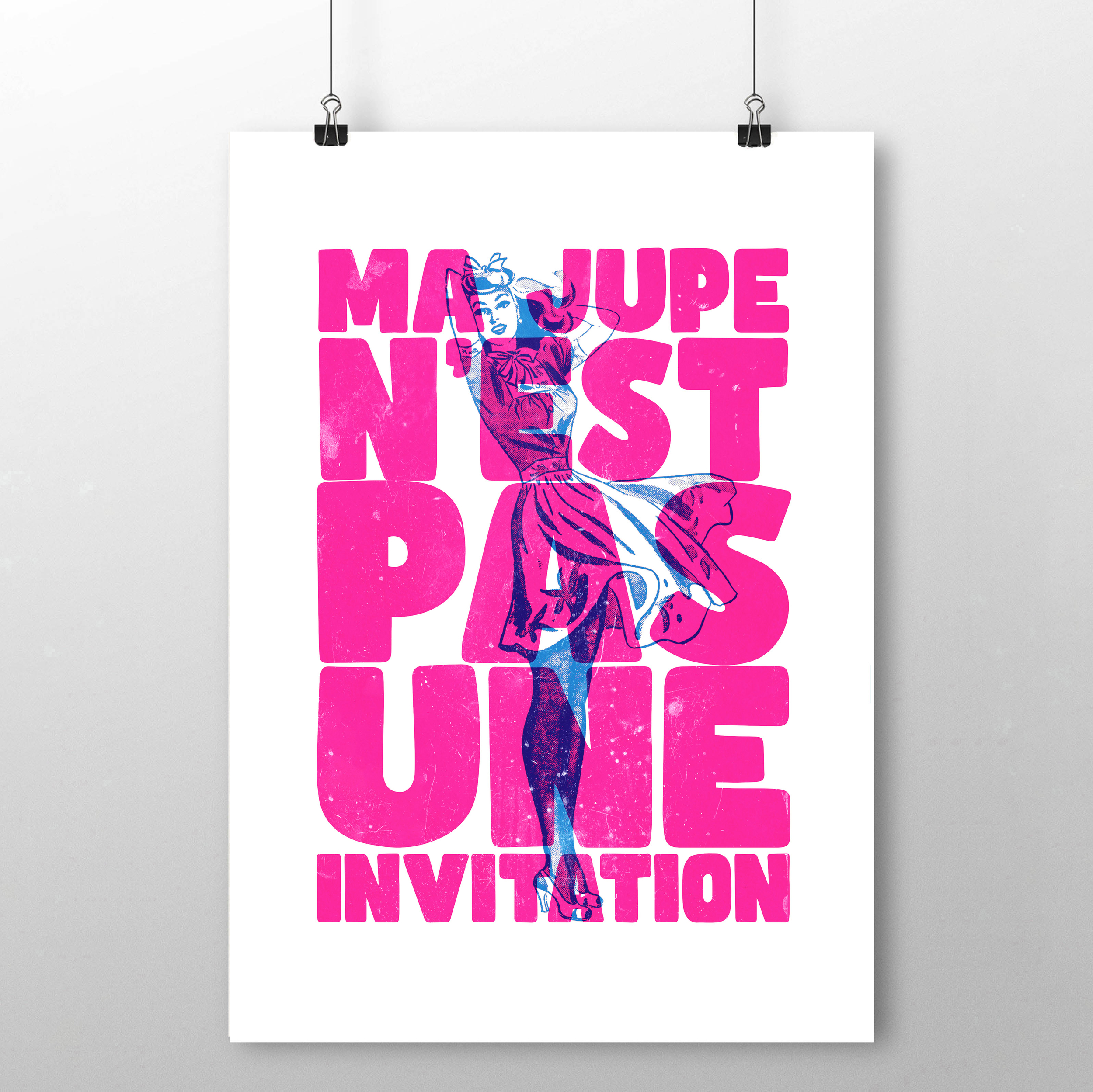 affiche Ma jupe nest pas une invitation 2