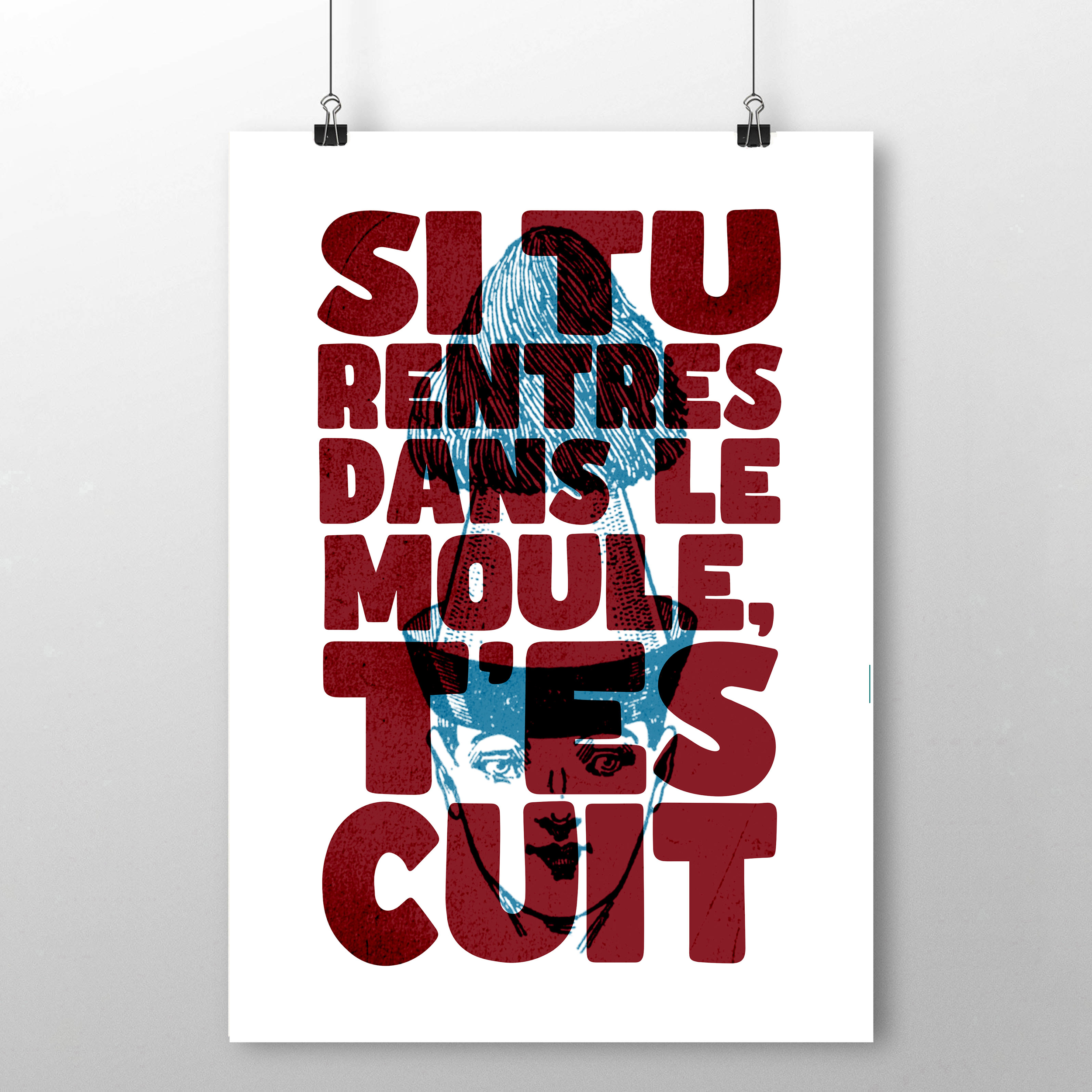 affiche Si tu rentres dans le moule 2