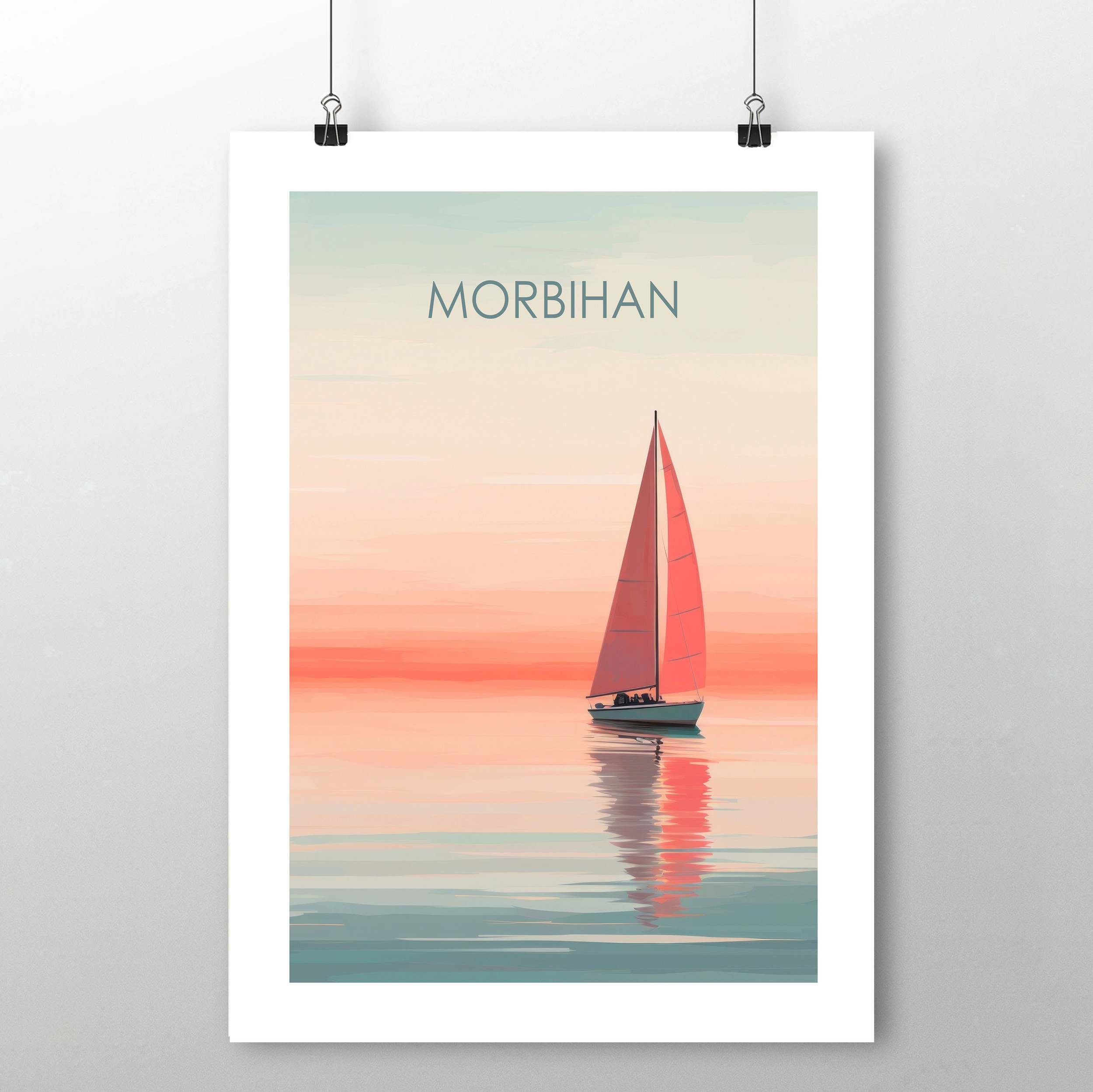 affiche Voilier Morbihan 2