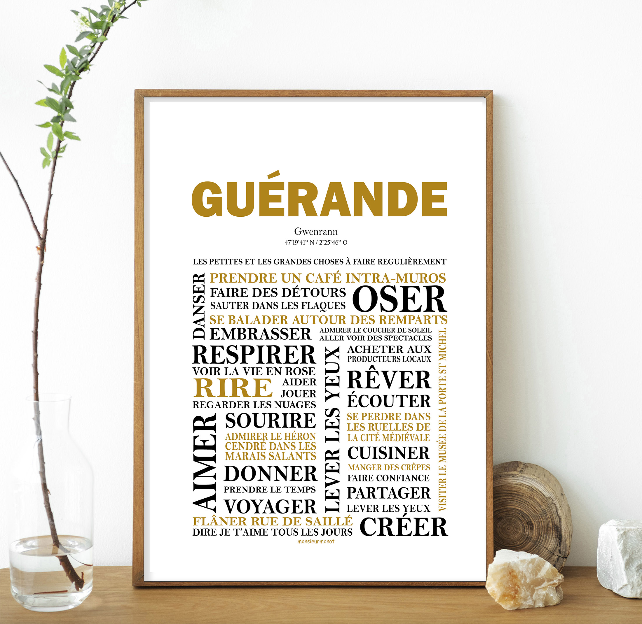 Affiche Guérande Les choses à faire
