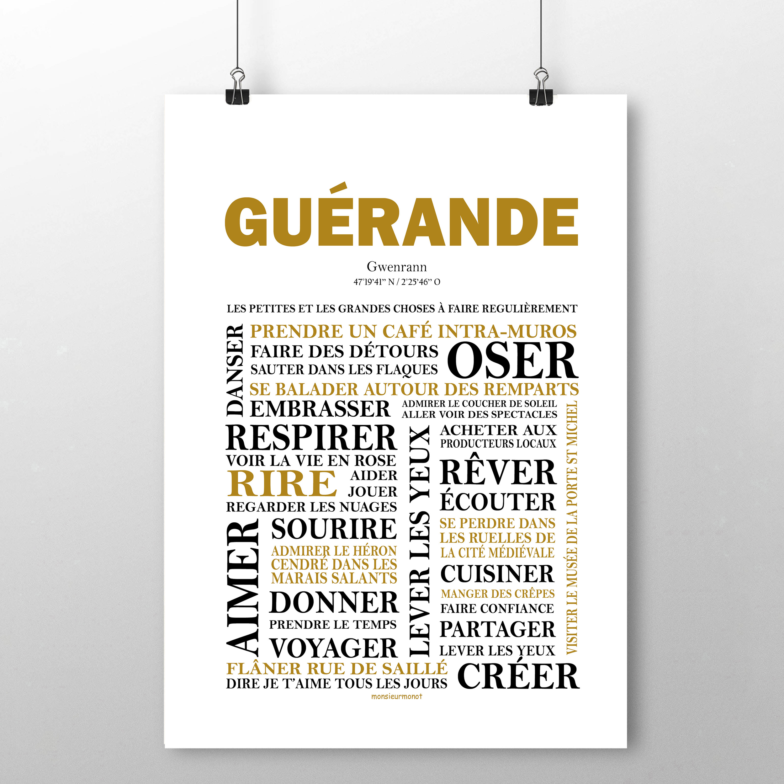 affiche Guérande les choses à faire 2