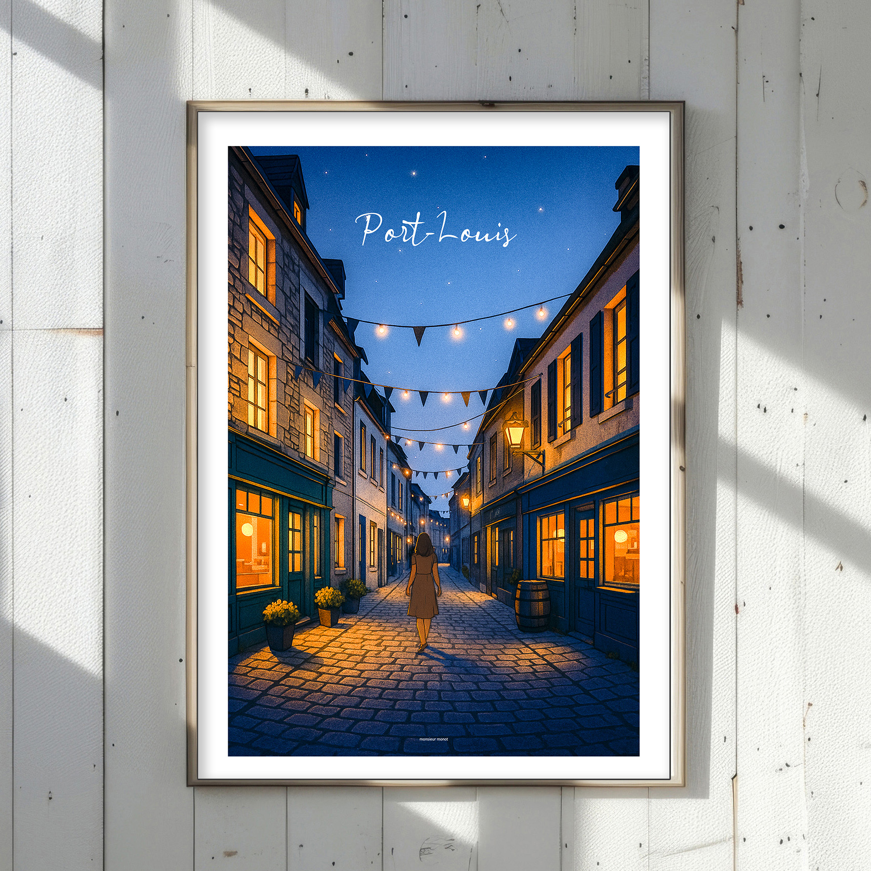 affiche Port-Louis la nuit